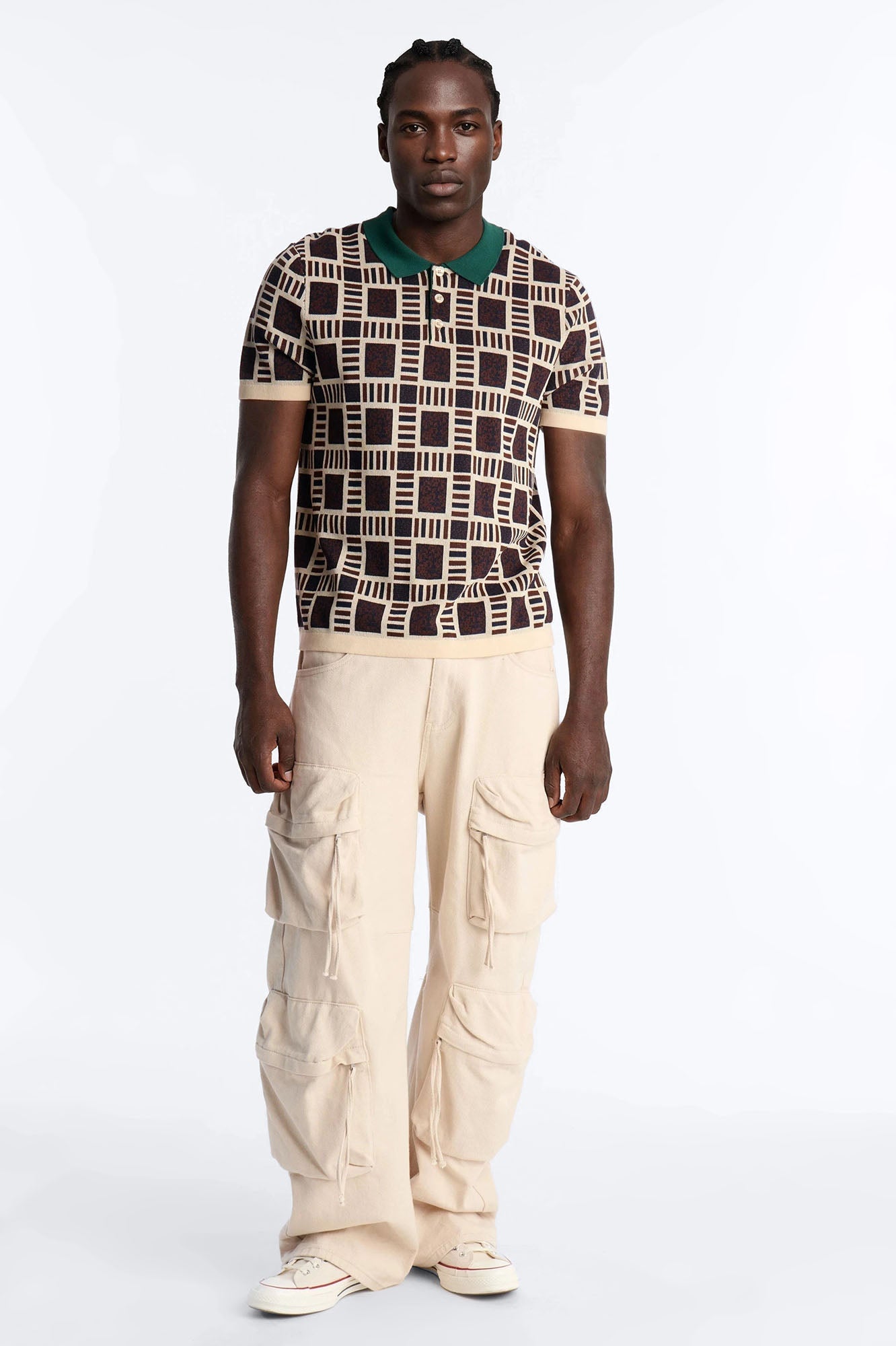 Westbury Knit Polo - Brown Fashion Nova