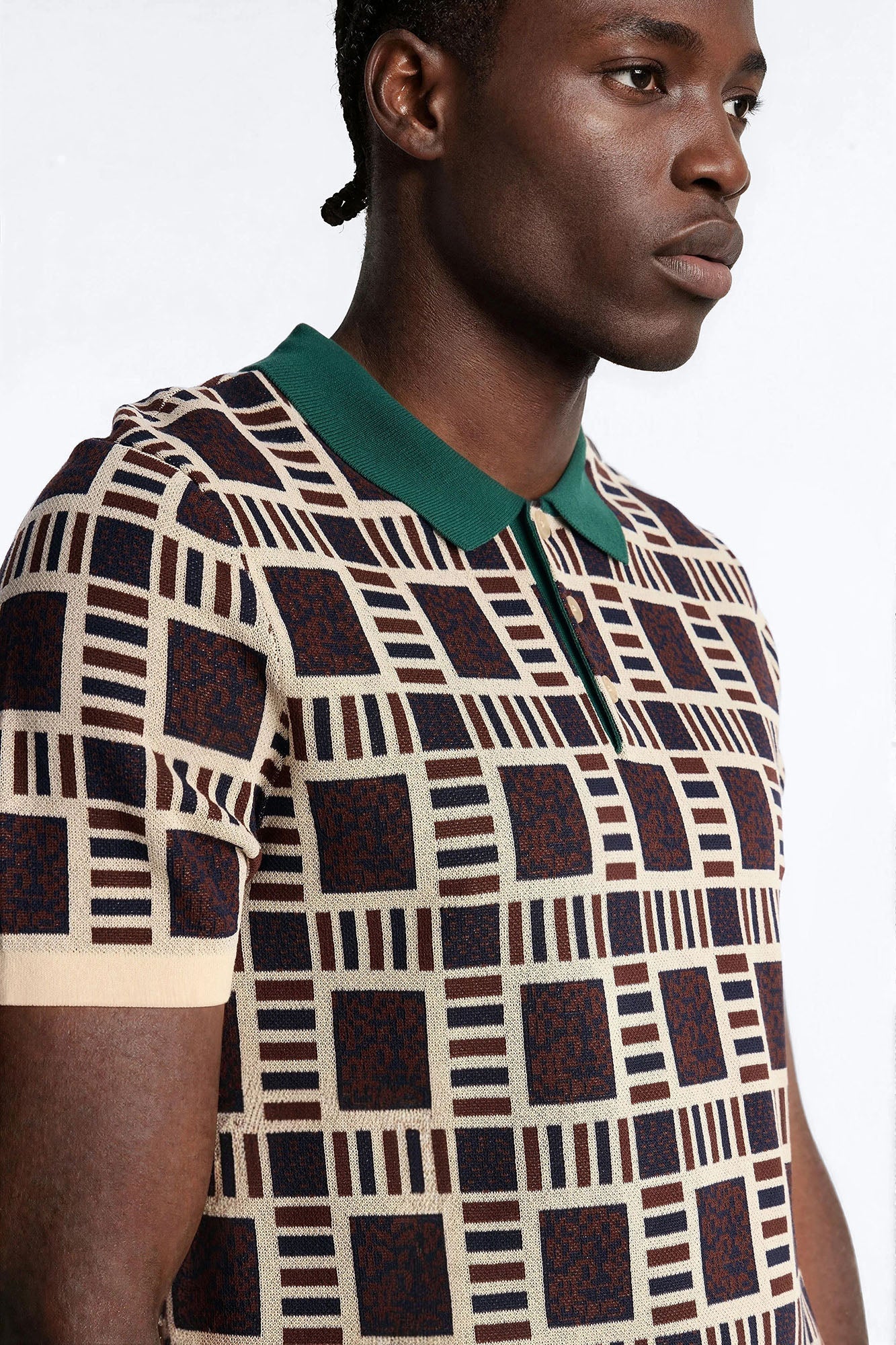 Westbury Knit Polo - Brown Fashion Nova