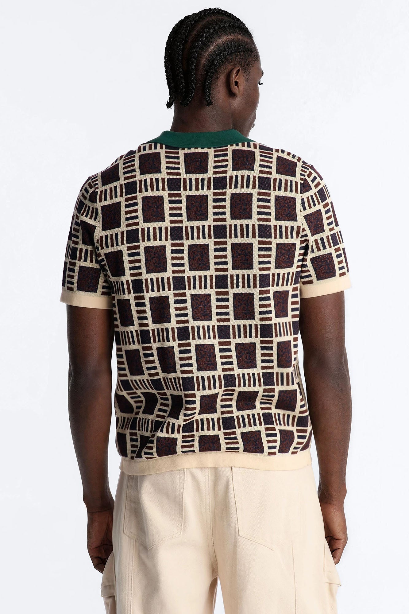 Westbury Knit Polo - Brown Fashion Nova