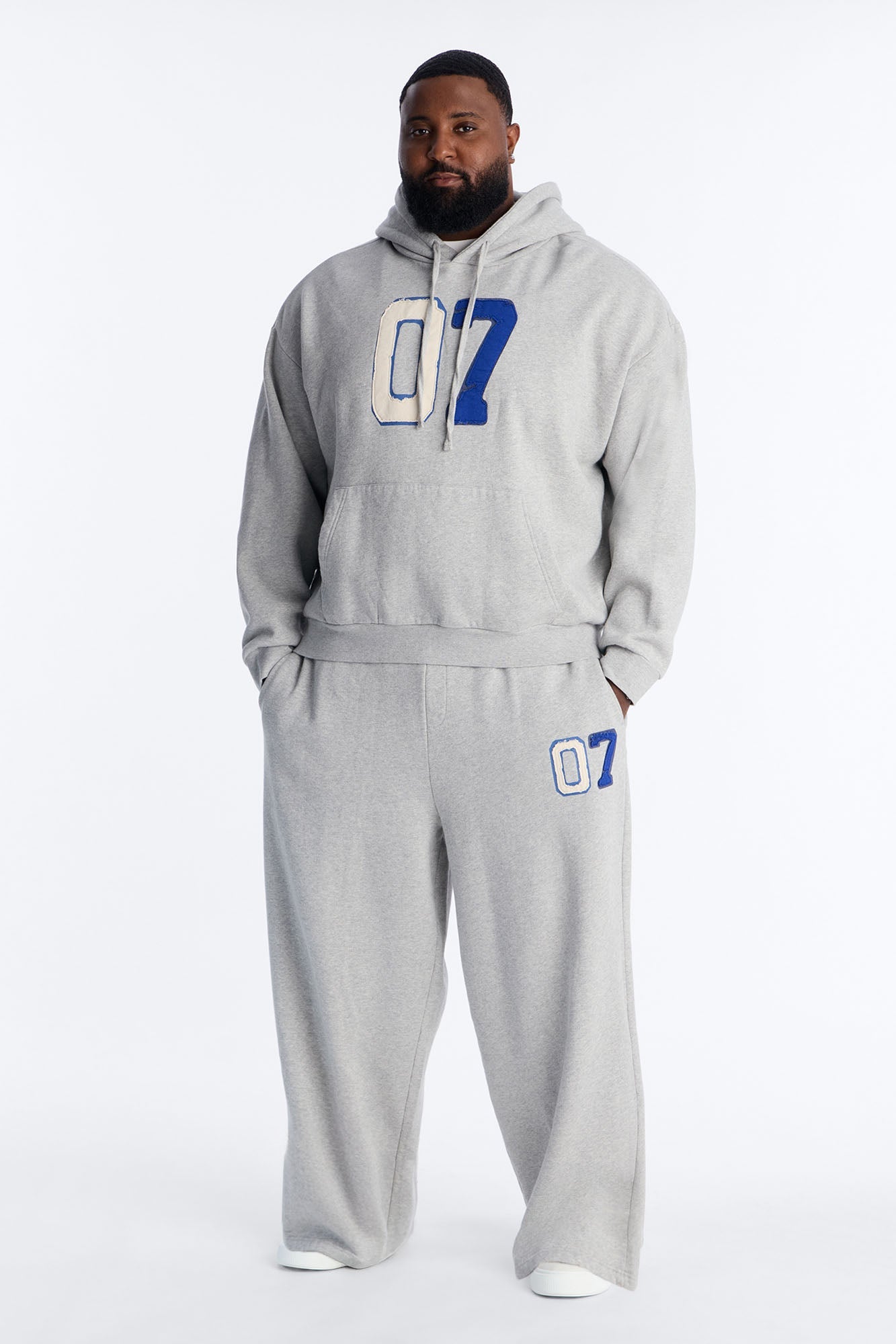 Mellow Patch Hoodie - Heather Grey Fashion Nova
