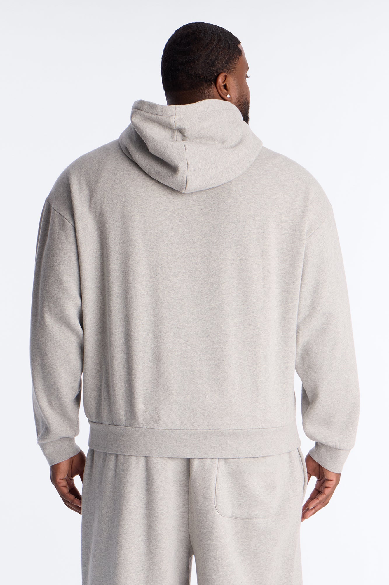 Mellow Patch Hoodie - Heather Grey Fashion Nova