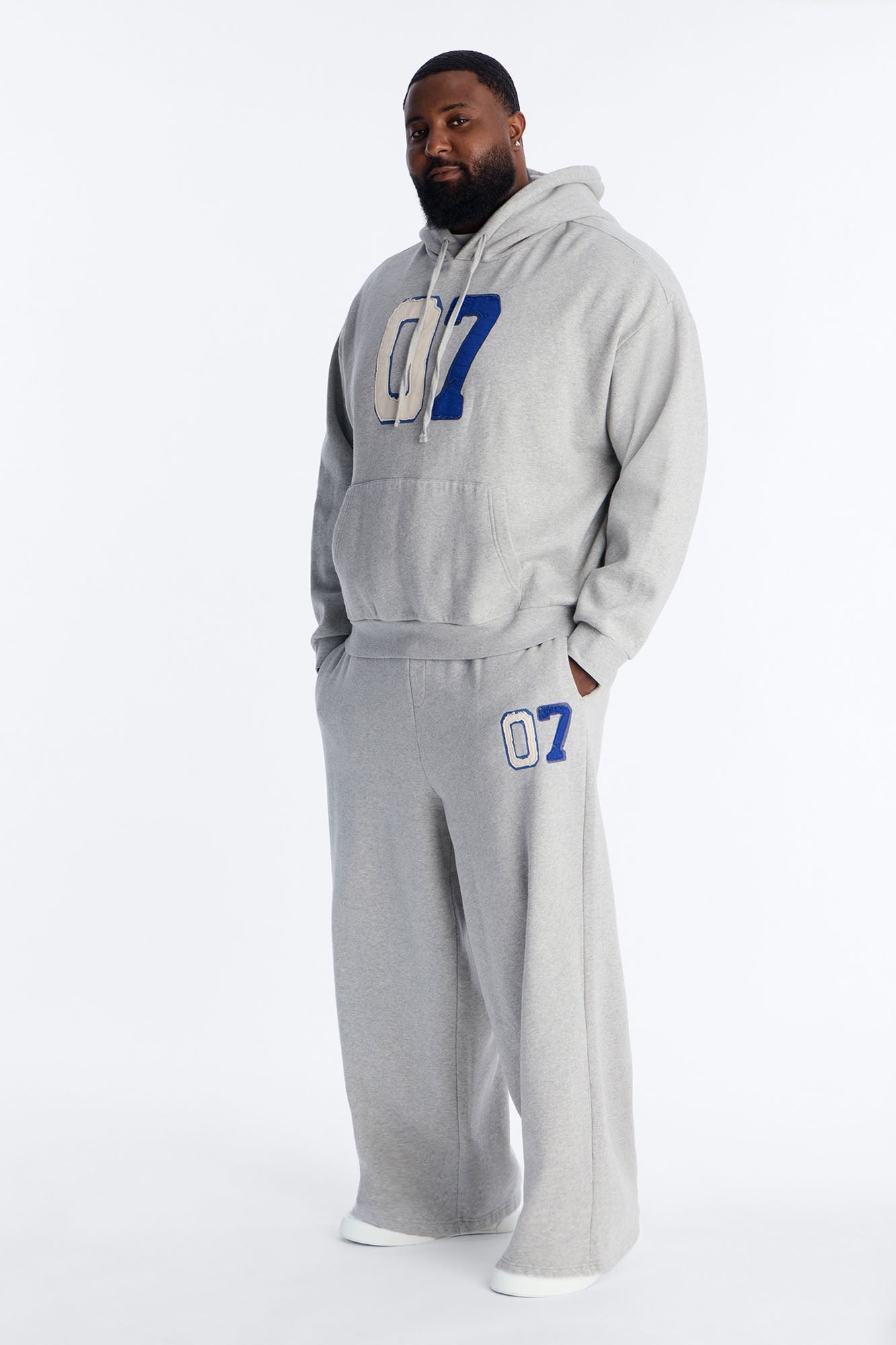 Mellow Patch Sweatpants - Heather Grey Fashion Nova