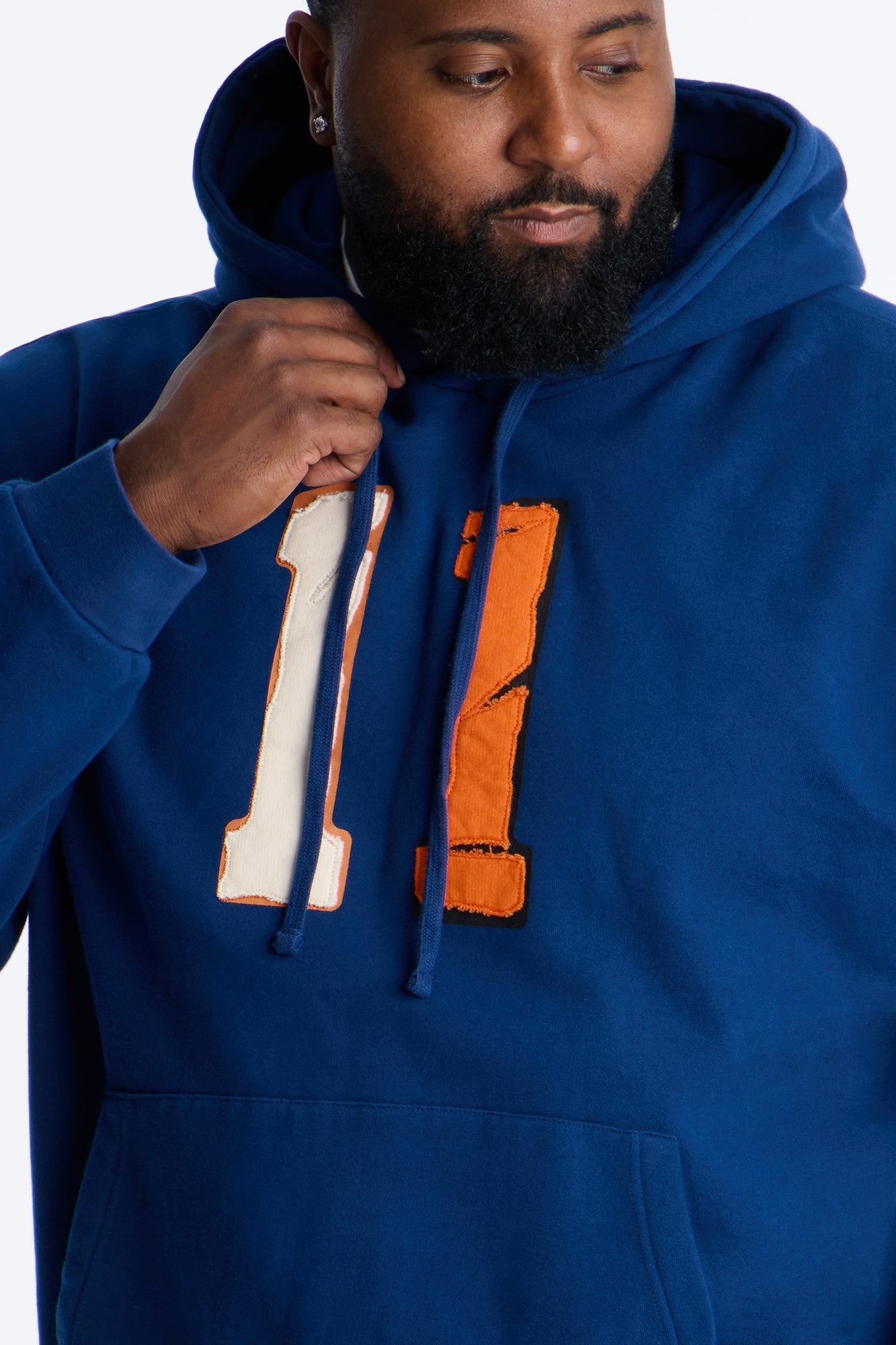 Broadway Patch Hoodie - Navy Fashion Nova
