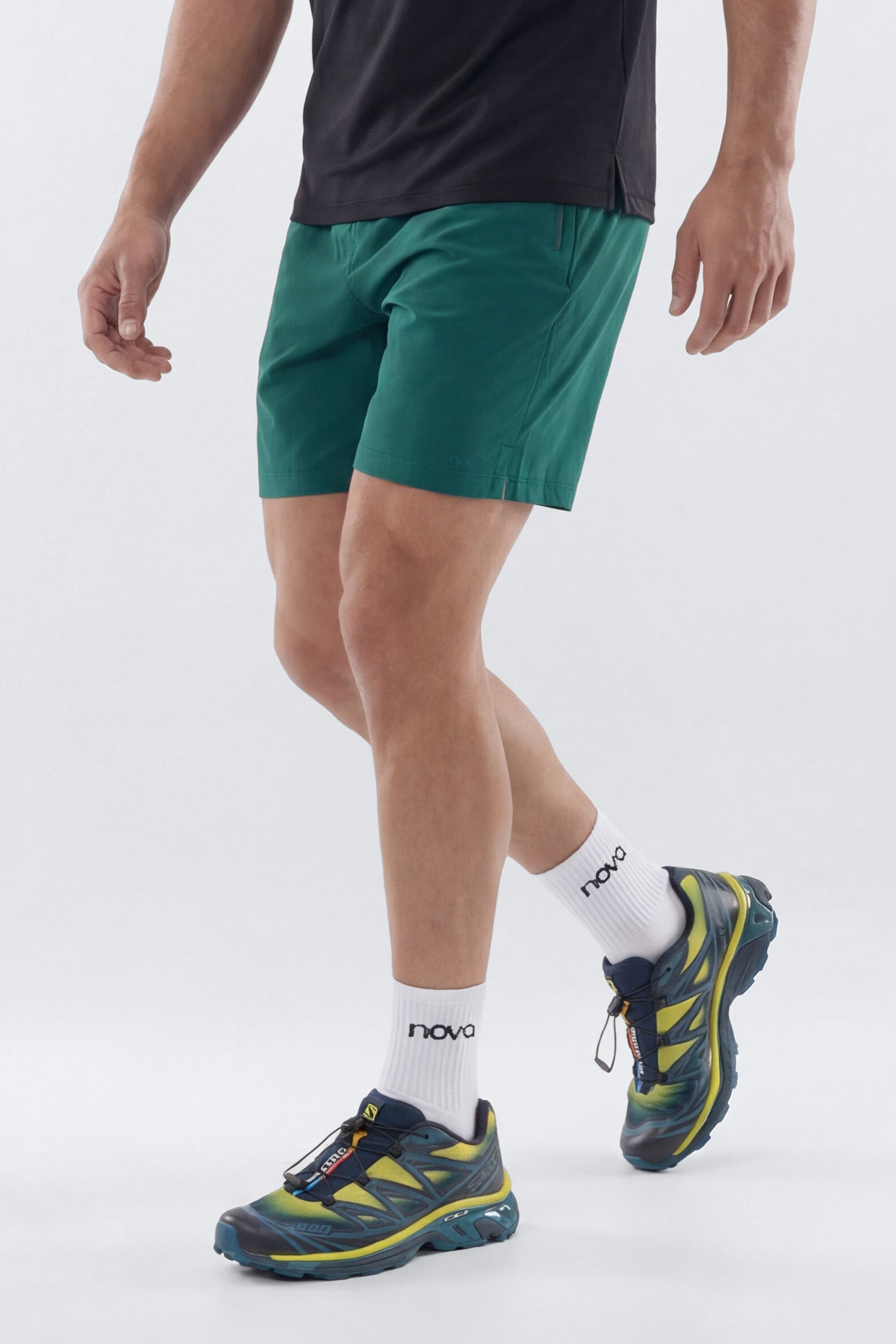 ActiveNylon™ 7″ Pocket Shorts - Hunter Green Fashion Nova