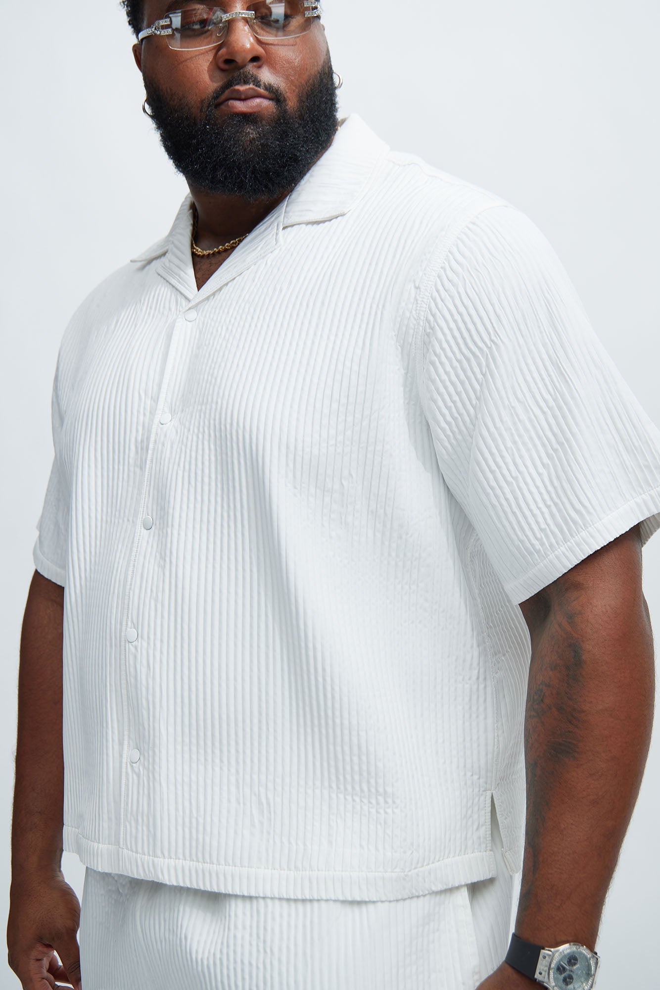 Santiago Shirt - White Fashion Nova