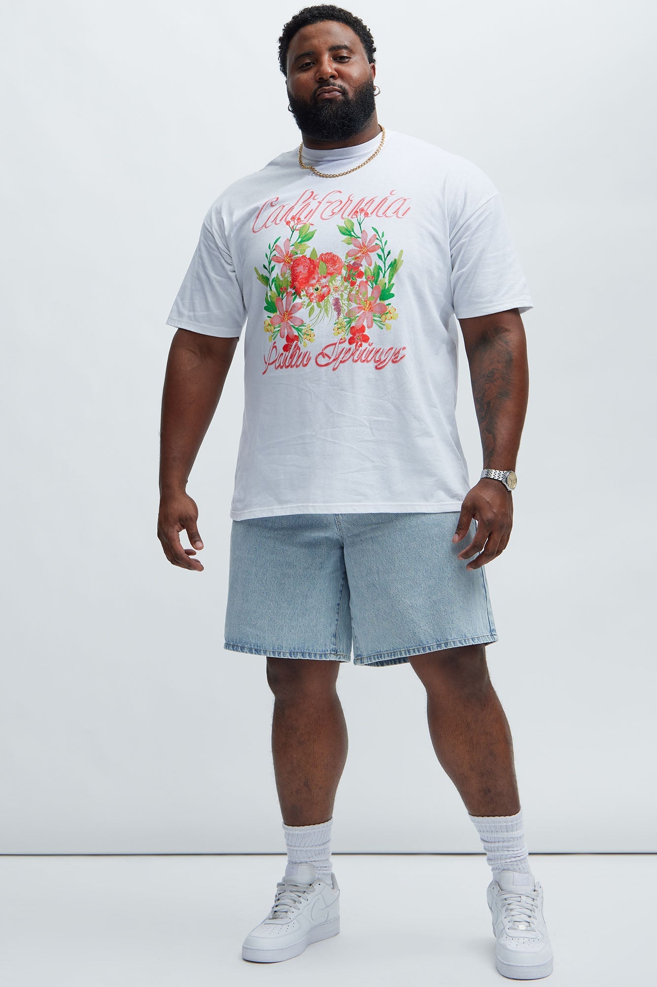 Colin Relaxed Denim Shorts - Light Blue Wash Fashion Nova