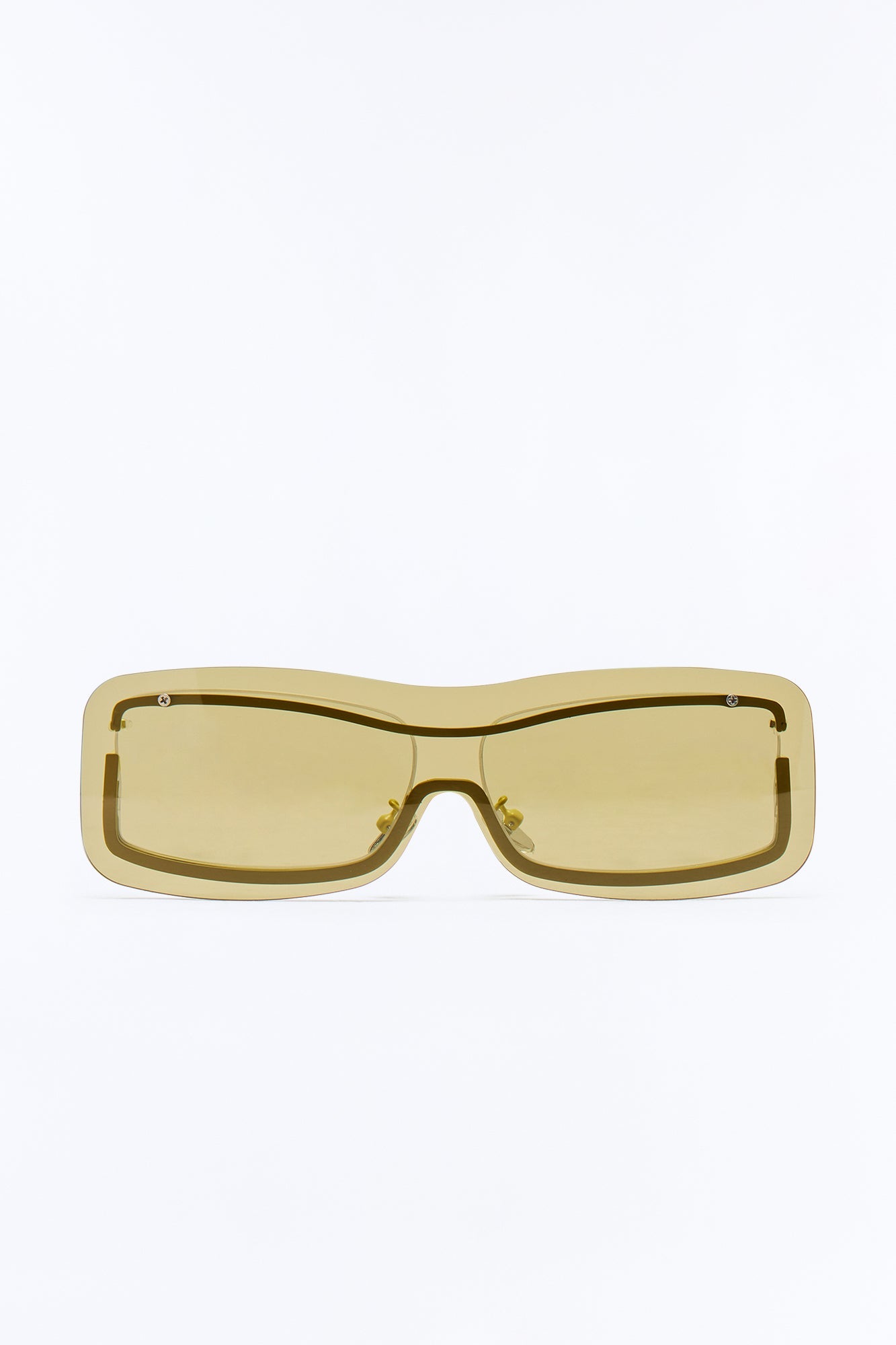 Snowy Alps Sunglasses - Green Fashion Nova