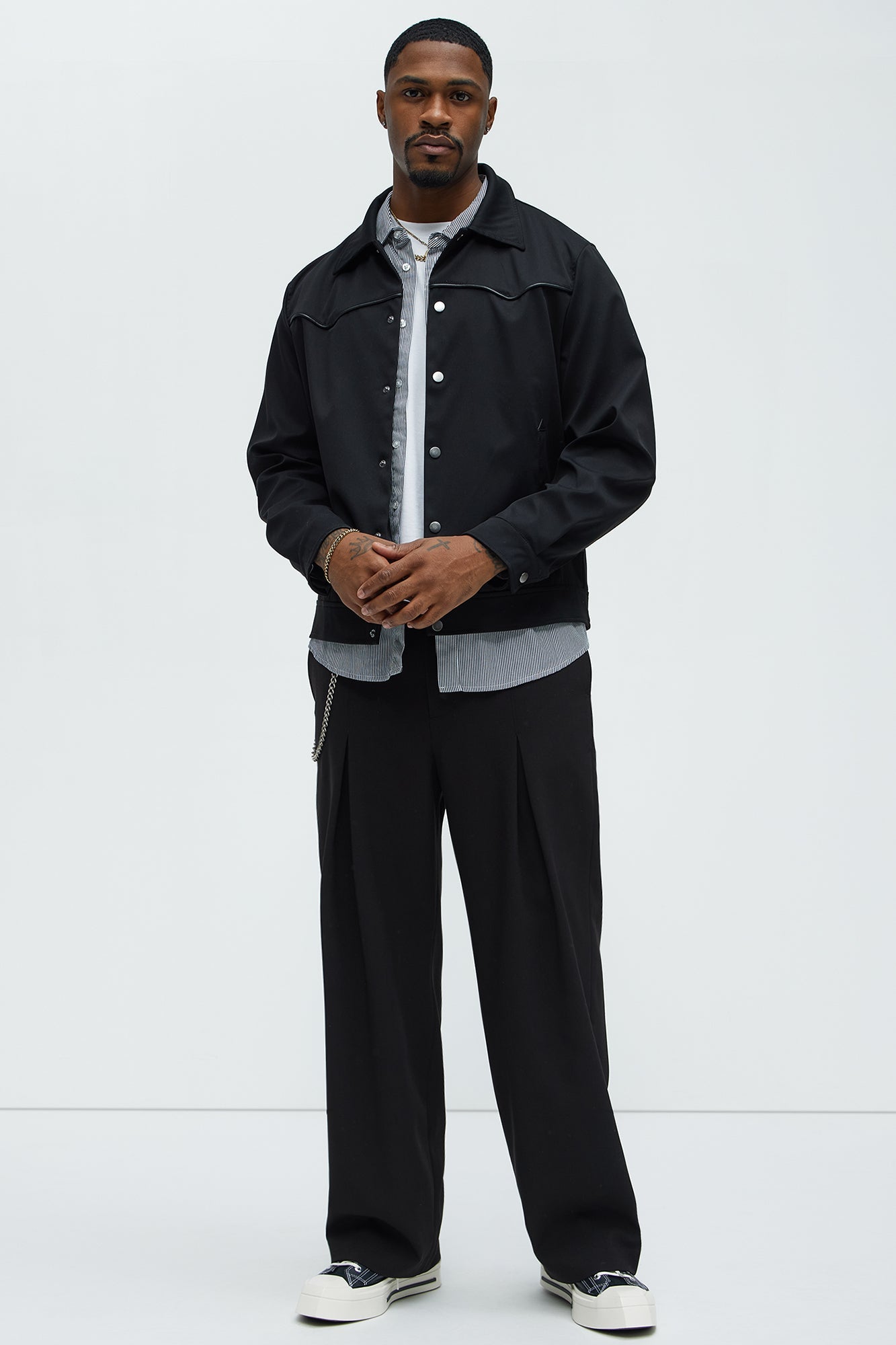 Glenville Western Jacket - Black Fashion Nova