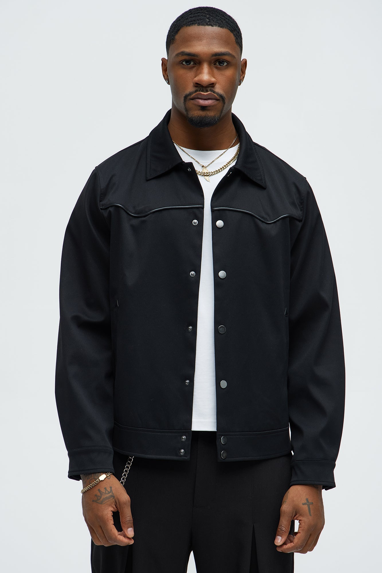 Glenville Western Jacket - Black Fashion Nova