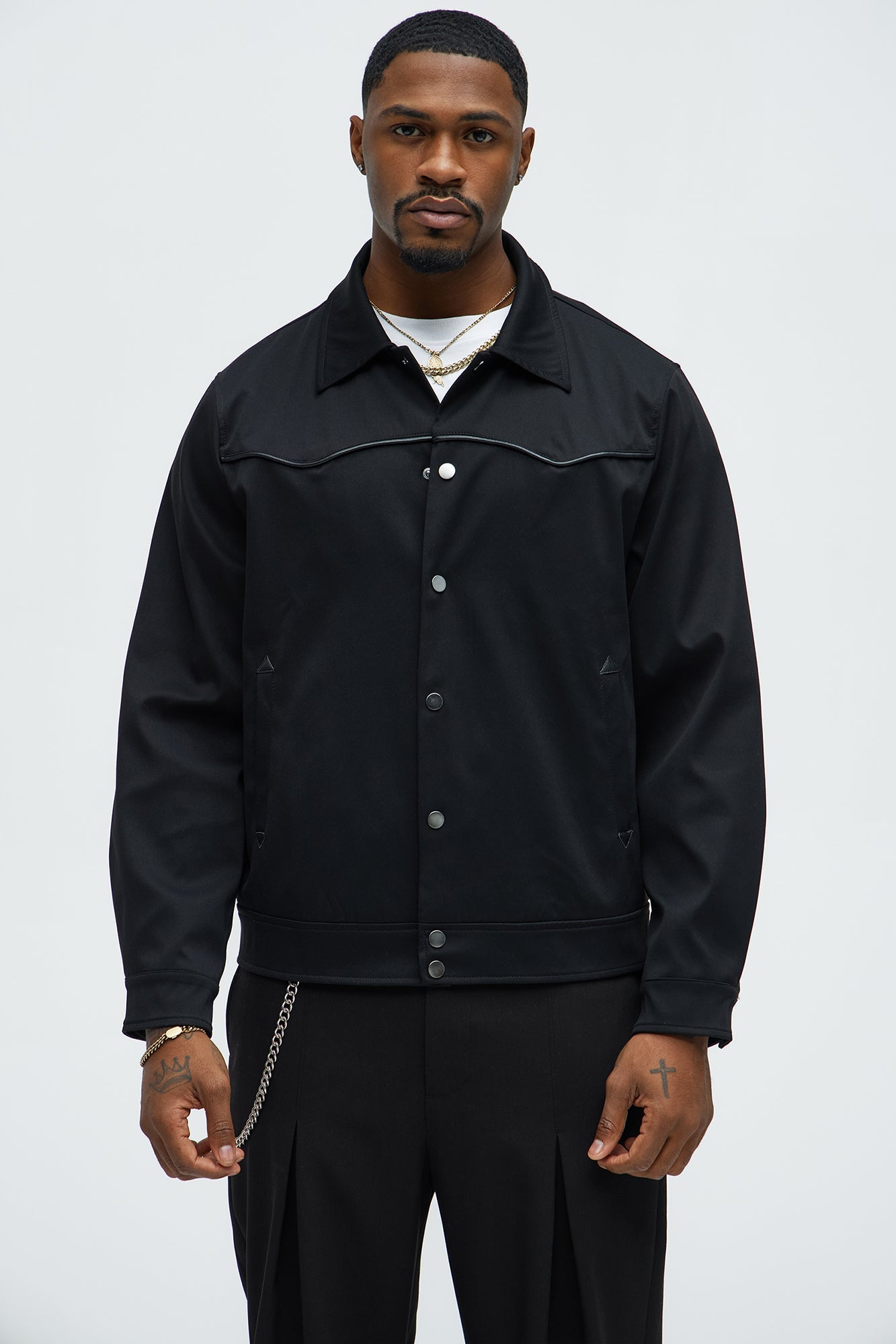 Glenville Western Jacket - Black Fashion Nova