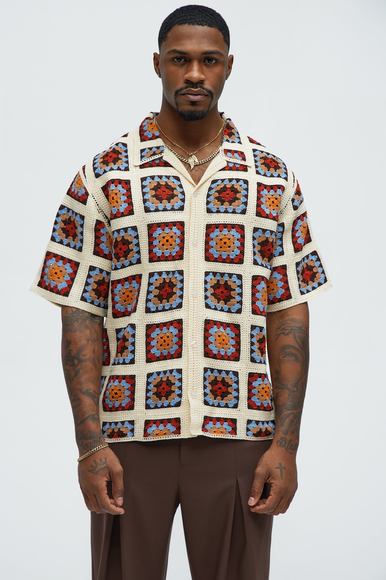 Nolan Textured Shirt - Multi Color Fashion Nova