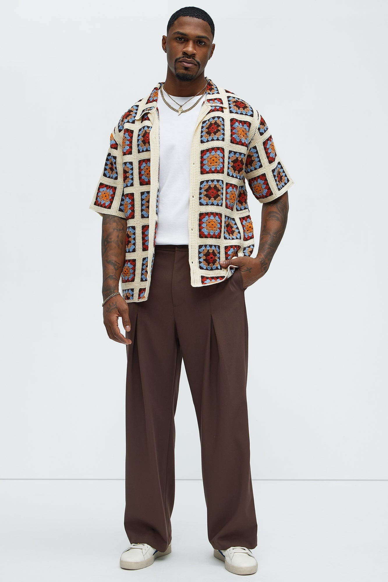 Nolan Textured Shirt - Multi Color Fashion Nova
