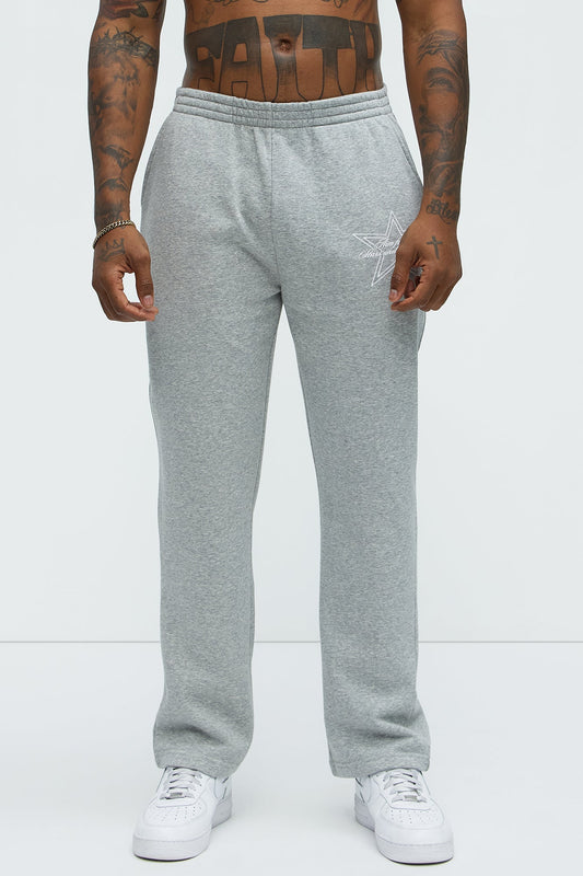 Aim For The Stars Sweatpants - Grey Fashion Nova