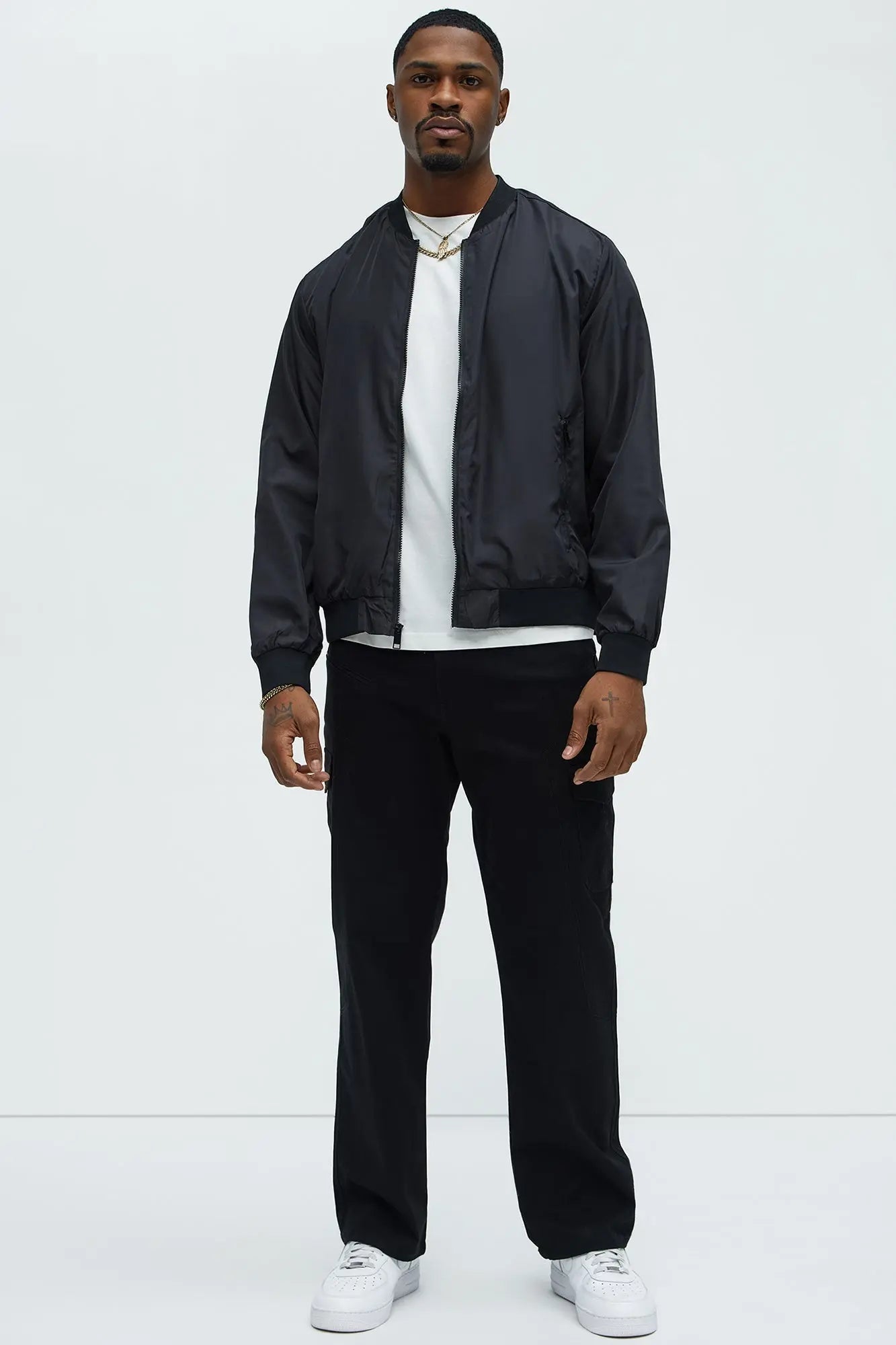 Eddie Bomber Jacket - Black Fashion Nova
