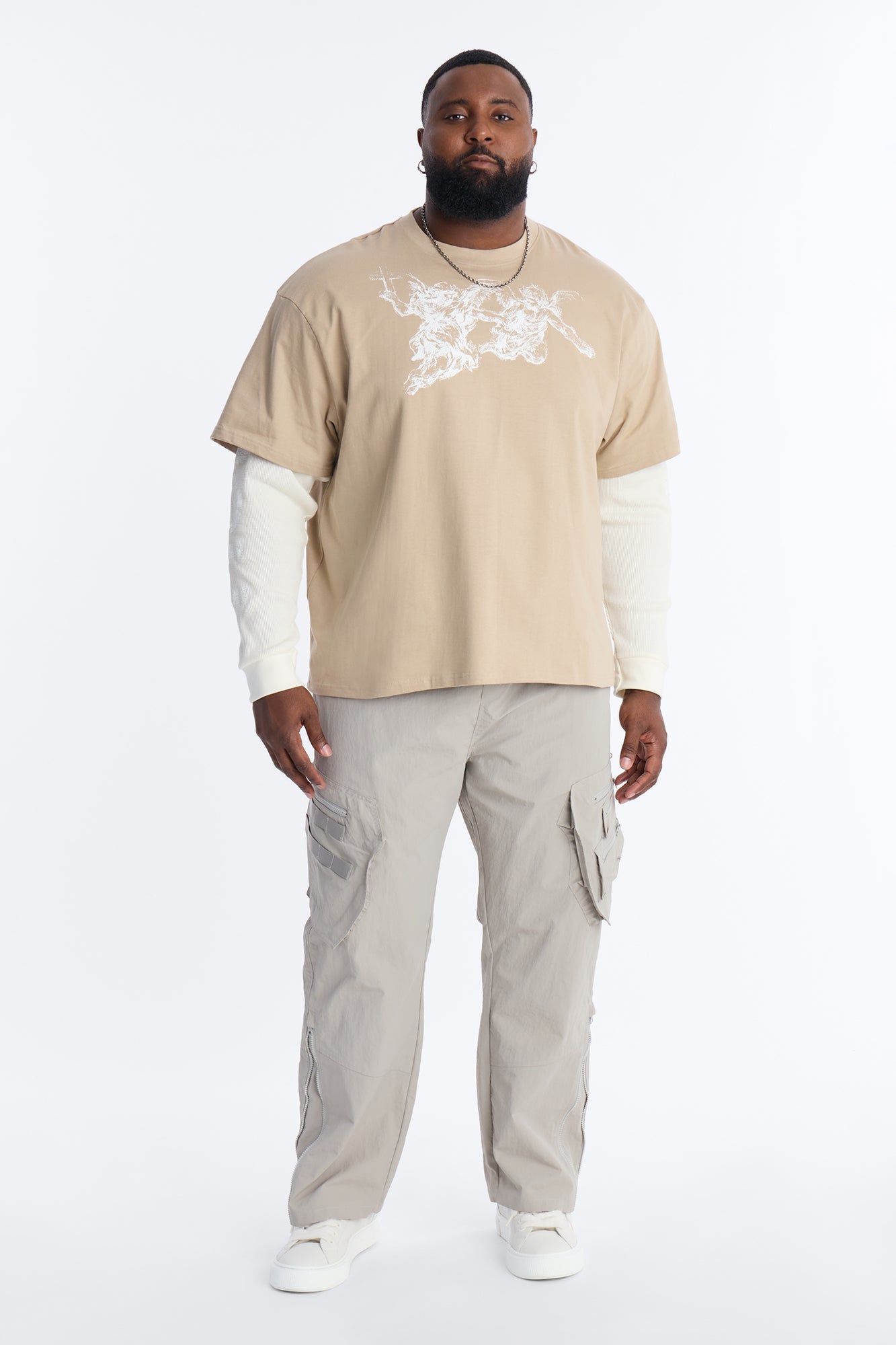 Slim Cipher Ascend Cargo Pant - Grey Fashion Nova