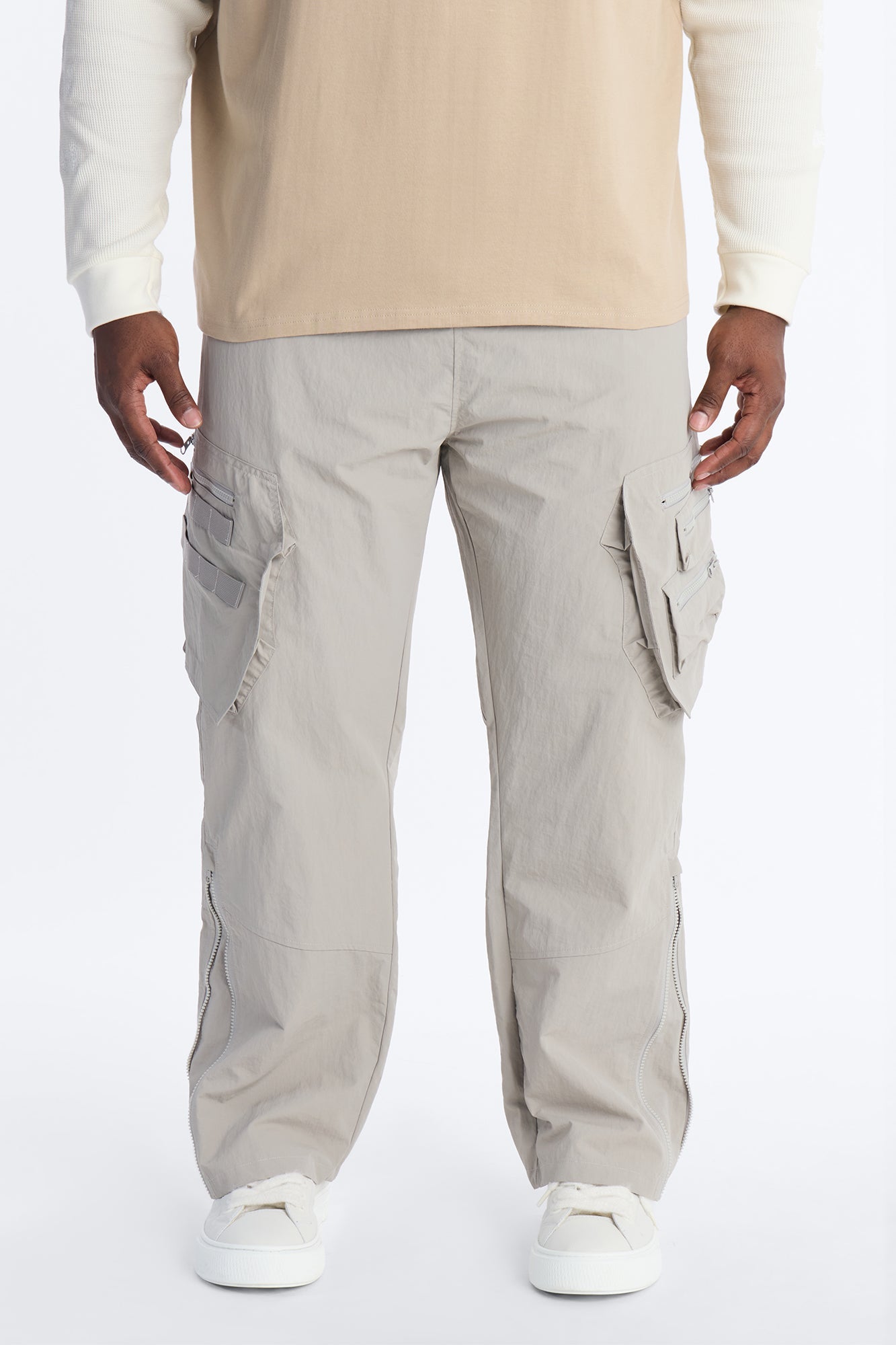 Slim Cipher Ascend Cargo Pant - Grey Fashion Nova