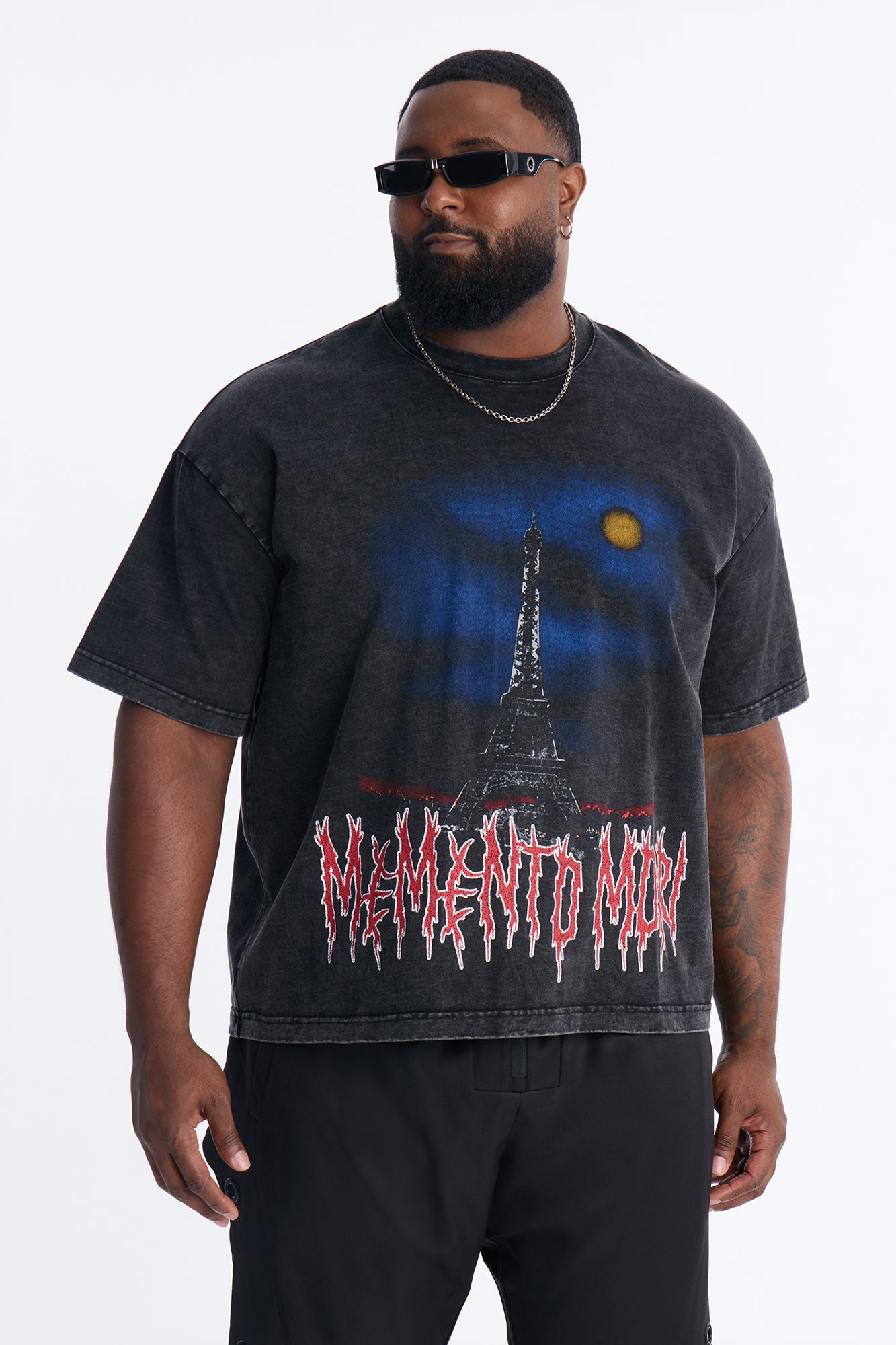 Memento Mori Premium Short Sleeve Tee - Black Fashion Nova