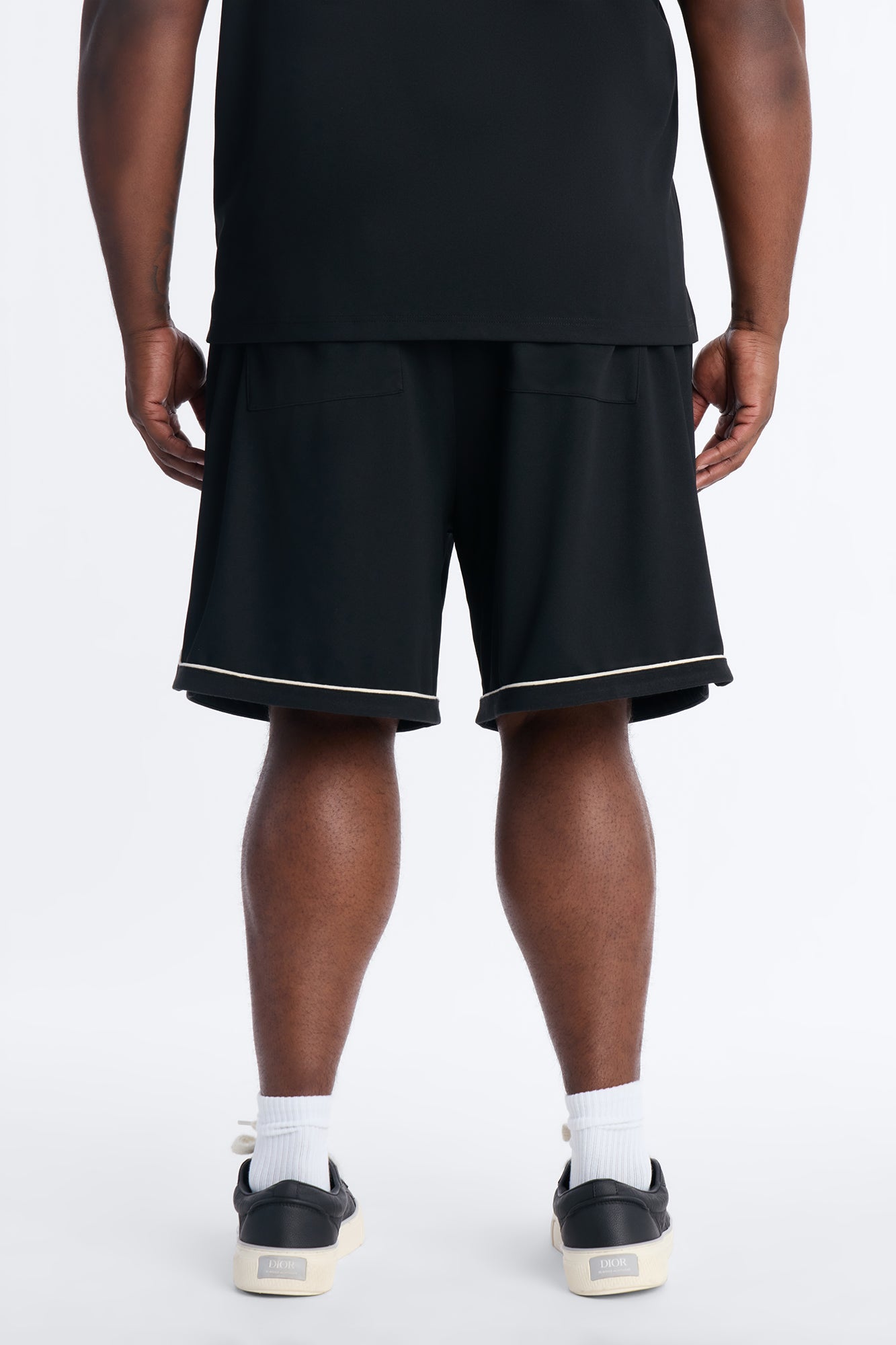 Relaxed Noir Shorts - Black Fashion Nova