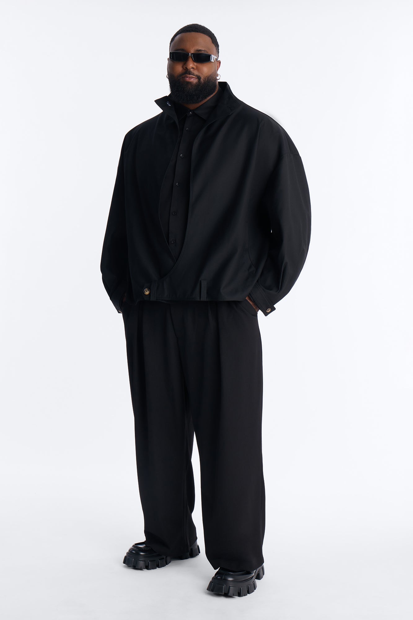 Relaxed Luxe Flow Blazer - Black Fashion Nova