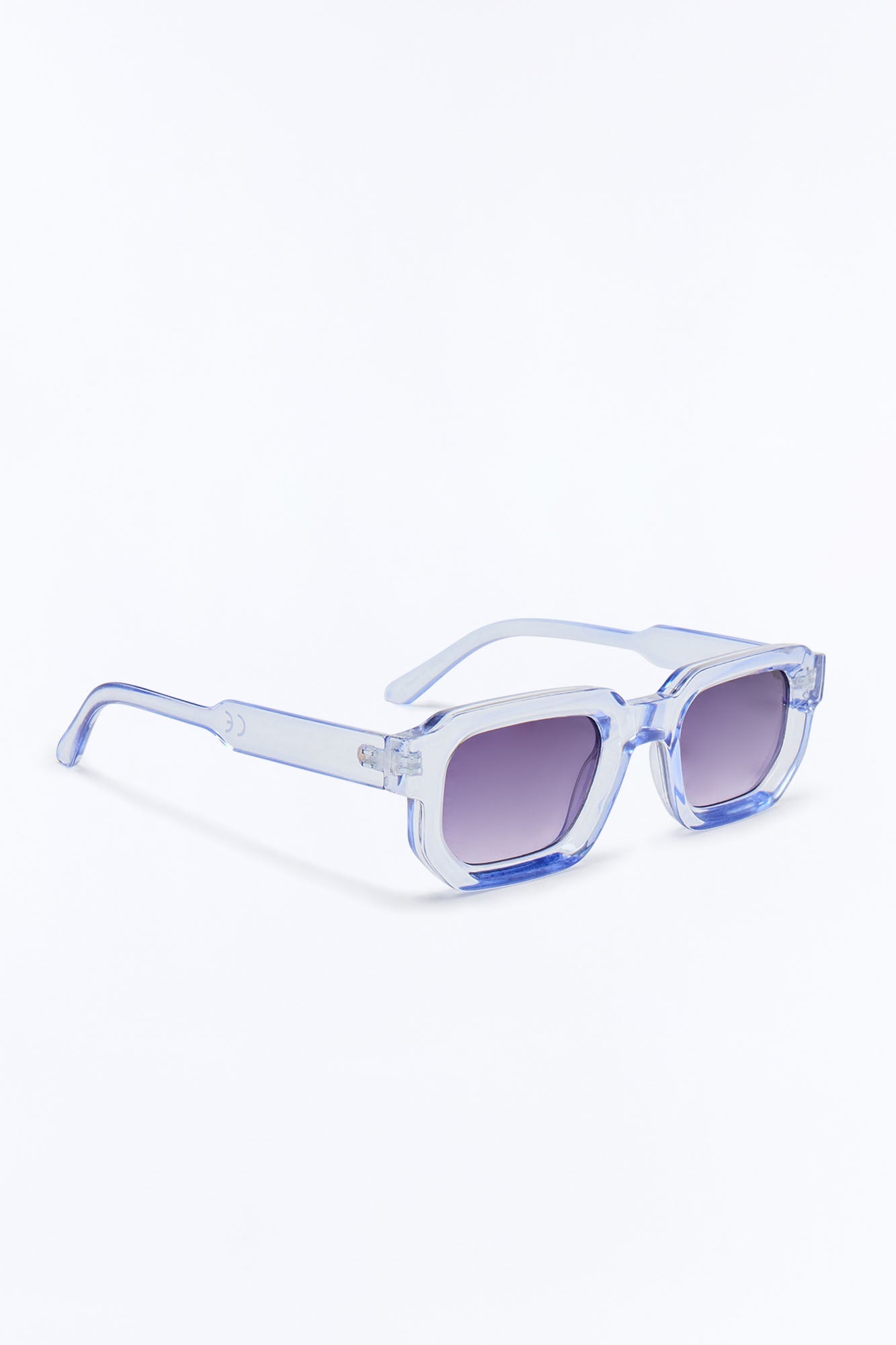 Crisp Cool Square Sunglasses - Blue Fashion Nova