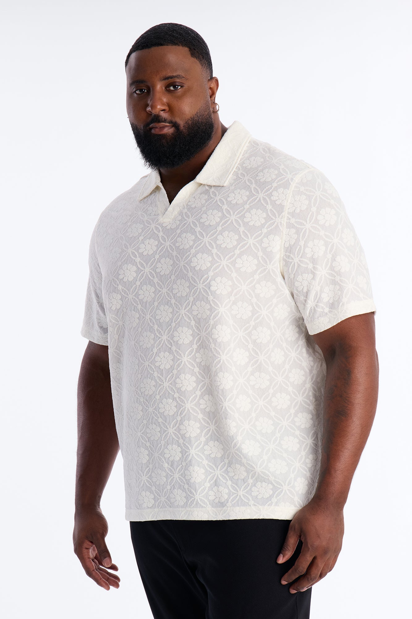 Festival Era Johnny Collar Shirt - Off White Fashion Nova
