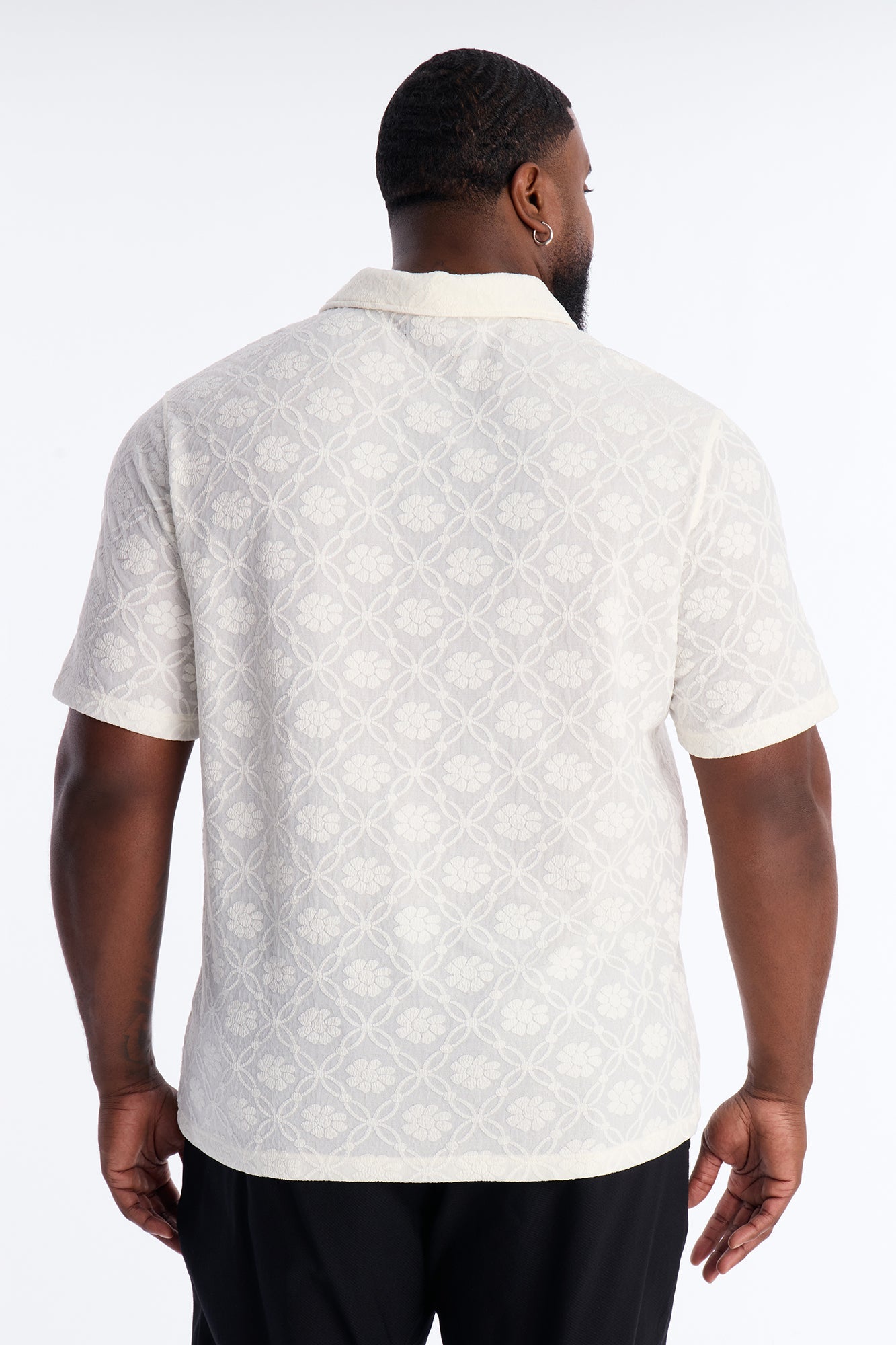 Festival Era Johnny Collar Shirt - Off White Fashion Nova