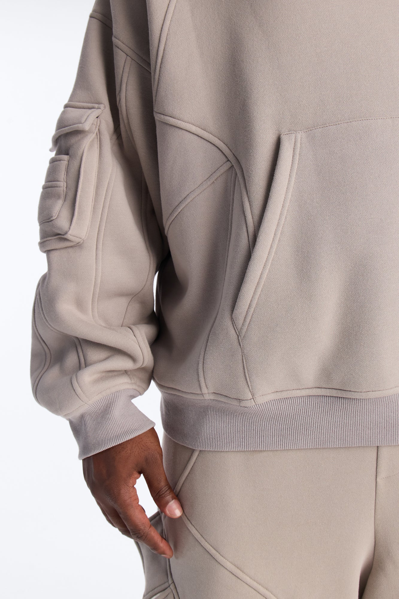 Oversized Chaos Cargo Hoodie - Grey Fashion Nova