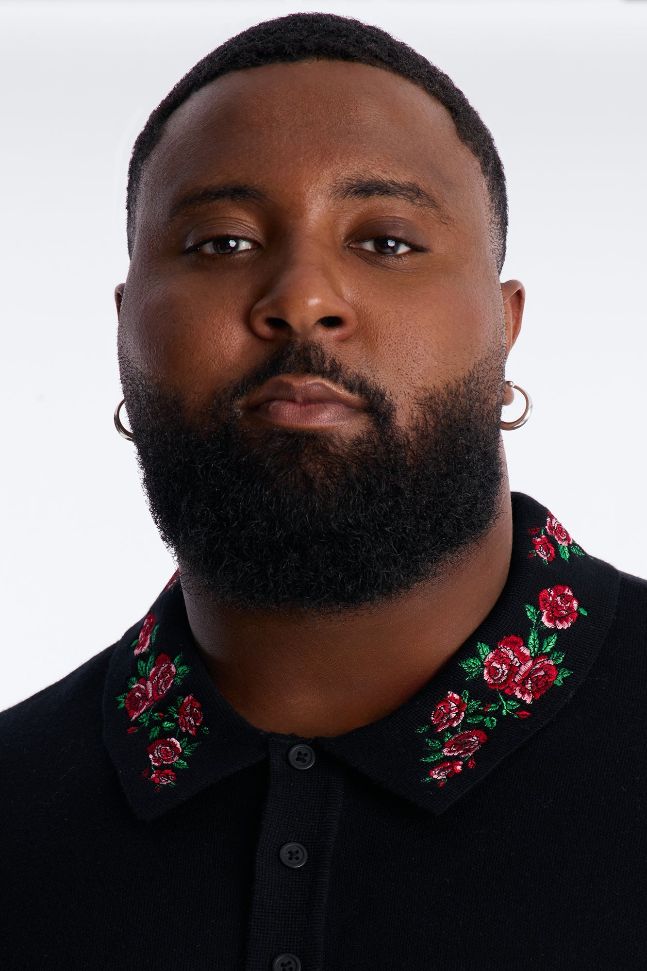 Roses Are Red Polo Short Sleeve Polo - Black Fashion Nova