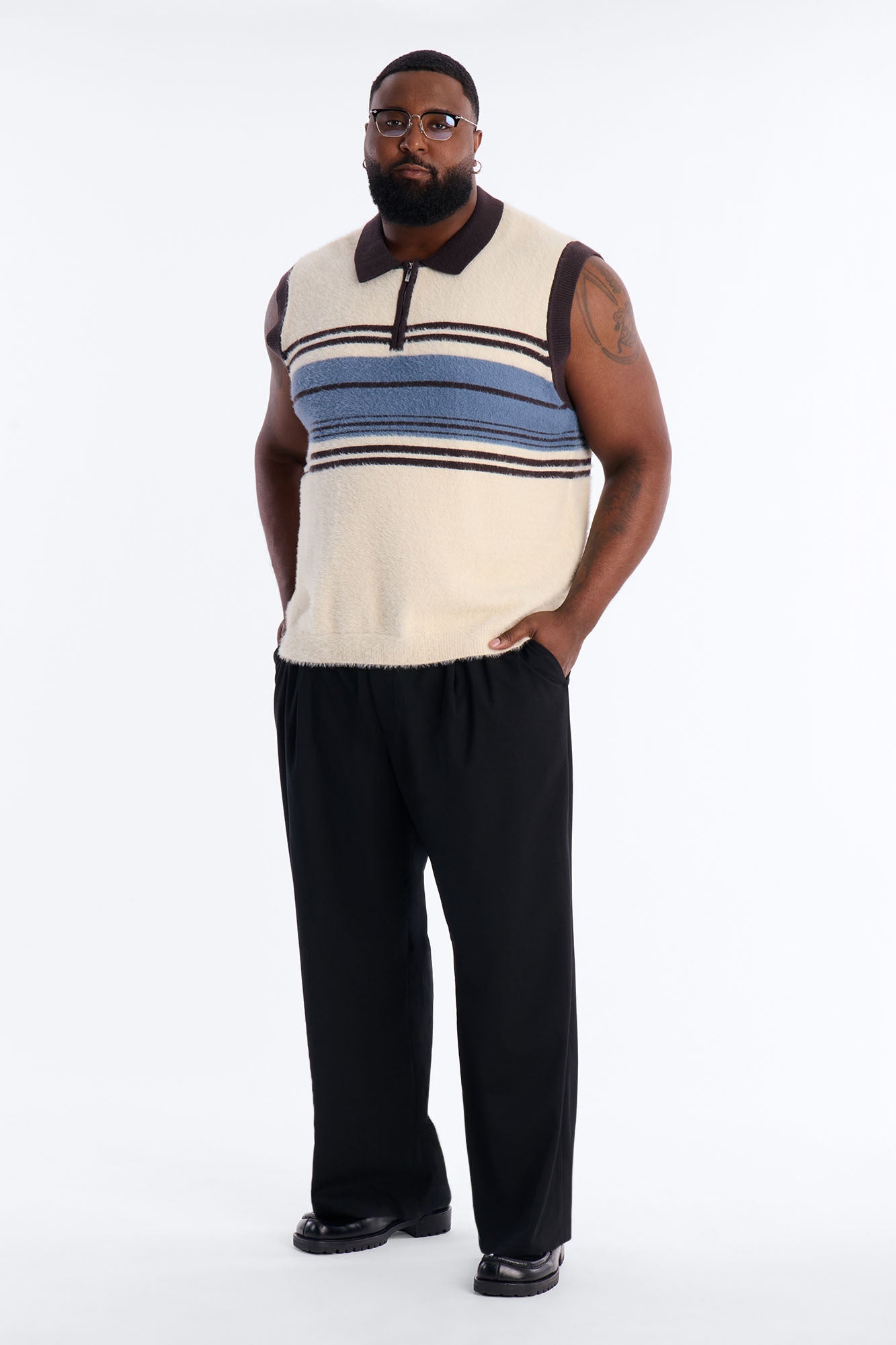 Summit Fuzzy Sweater Vest - Cream Fashion Nova