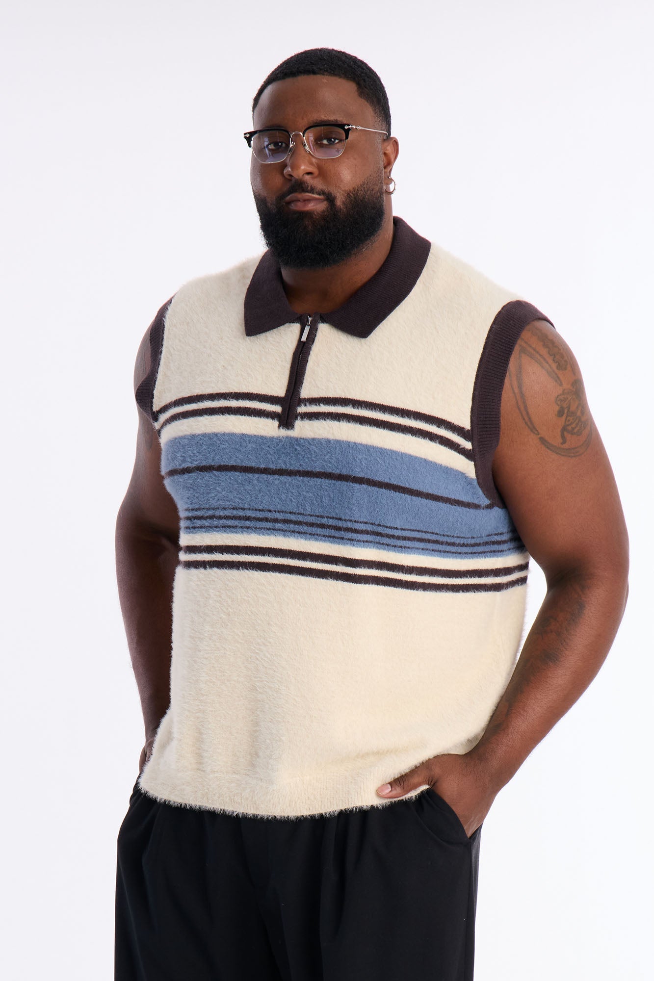 Summit Fuzzy Sweater Vest - Cream Fashion Nova