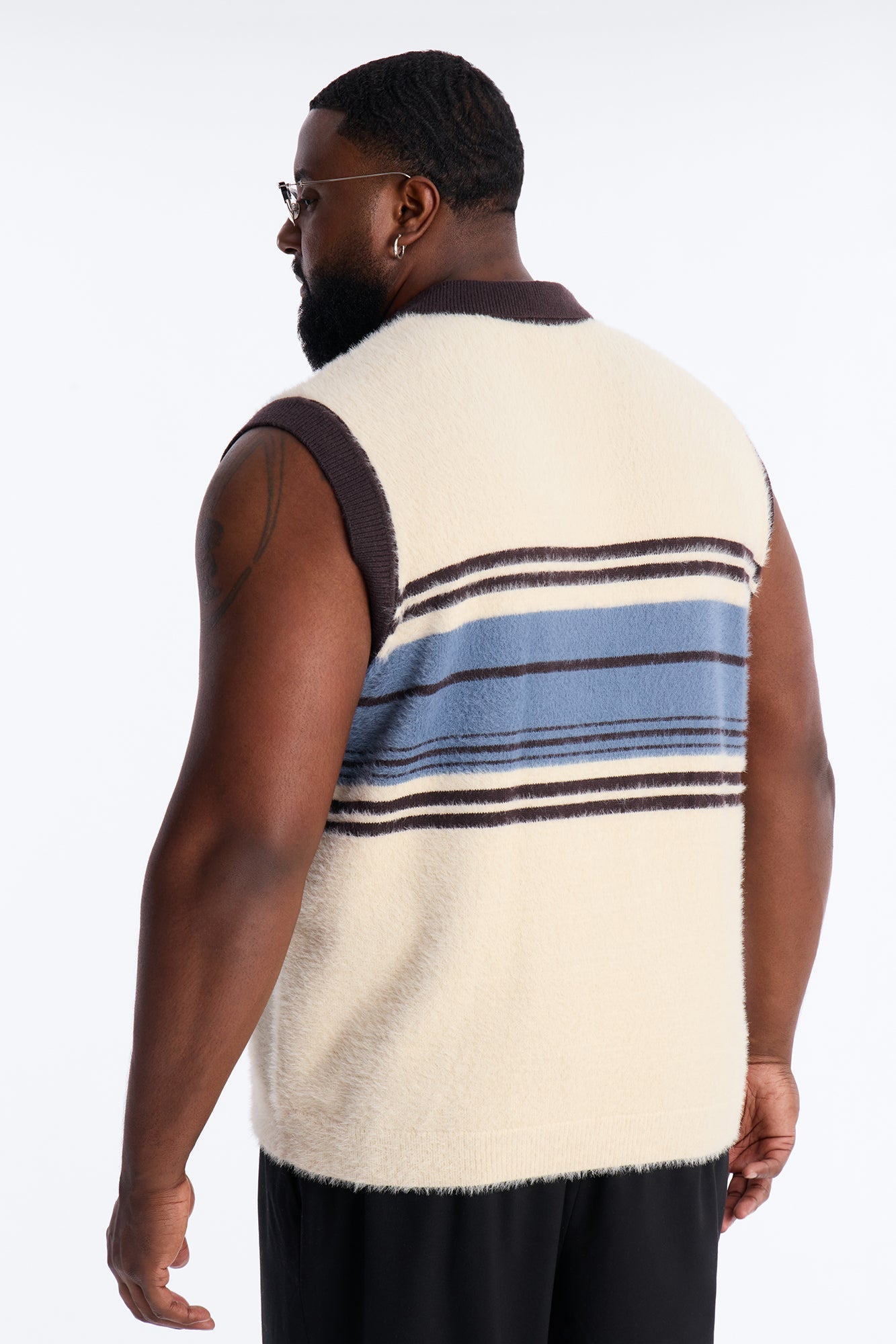 Summit Fuzzy Sweater Vest - Cream Fashion Nova