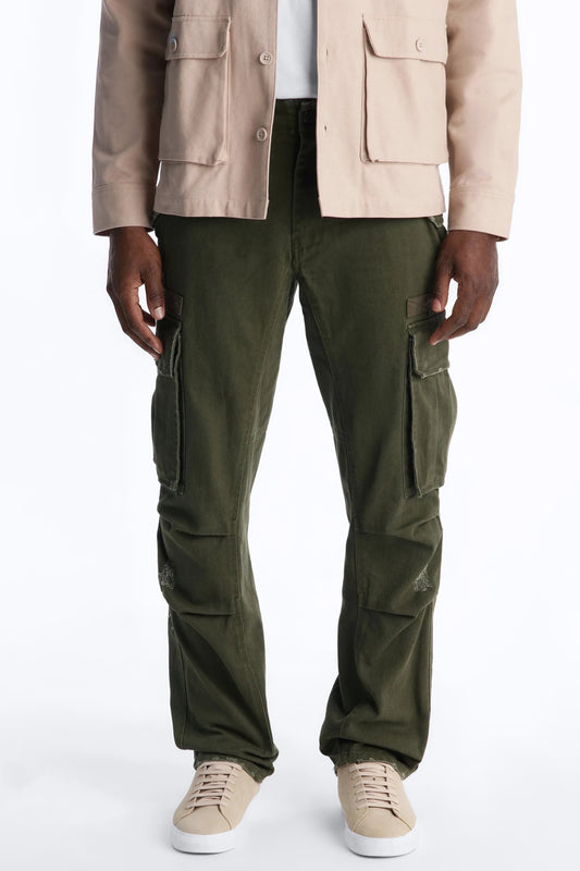 Straight Carter Point Utility Pant - Olive Fashion Nova