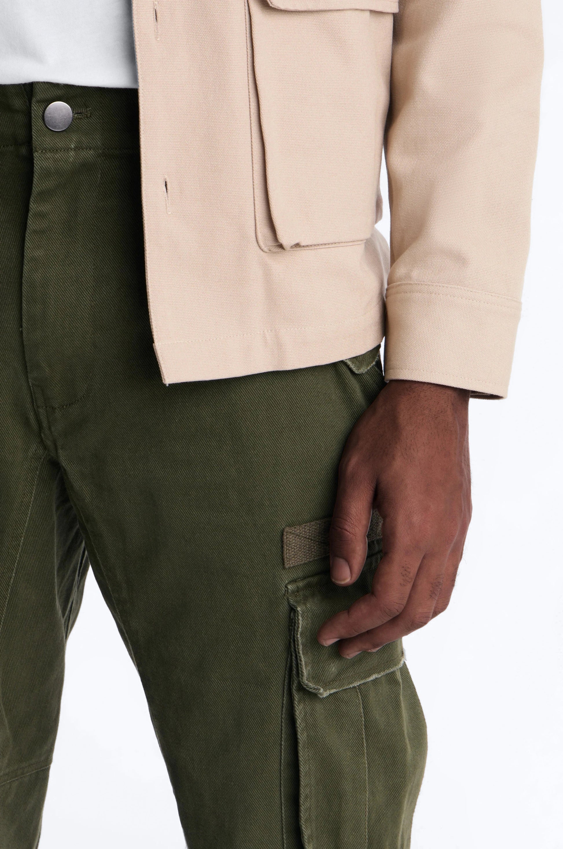 Straight Carter Point Utility Pant - Olive Fashion Nova