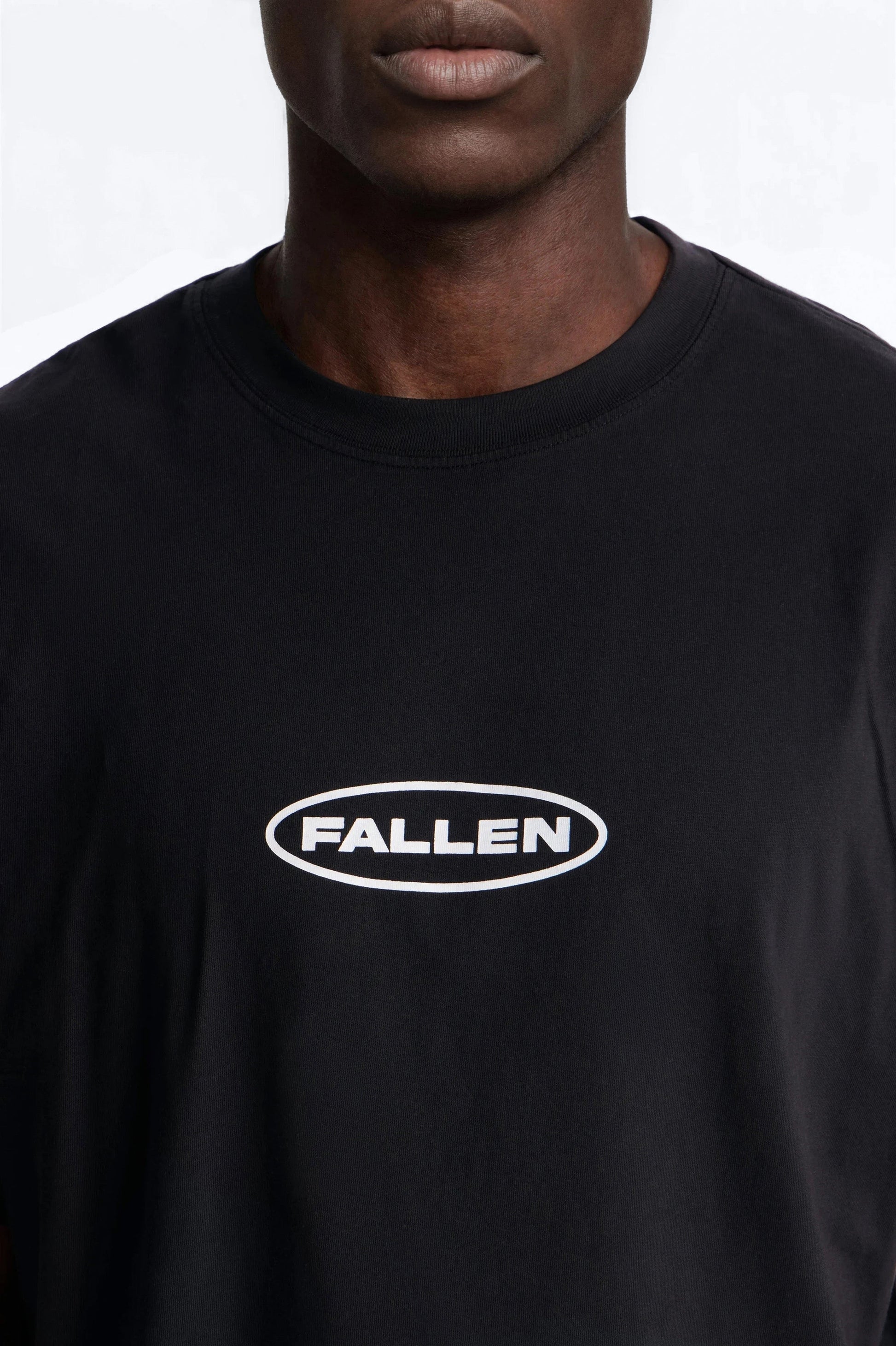 Fallen But Not Lost Oversized Short Sleeve Tee - Black Wash Fashion Nova