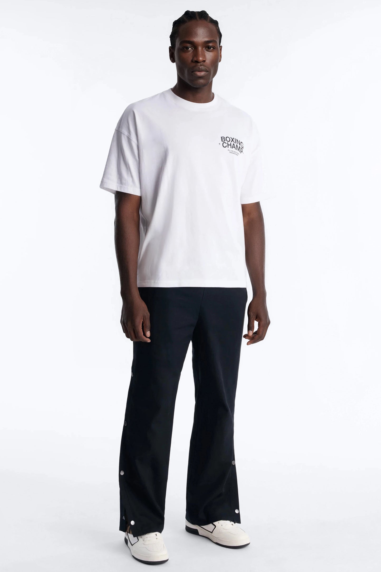 Boxing Champ Oversized Short Sleeve Tee - White Fashion Nova