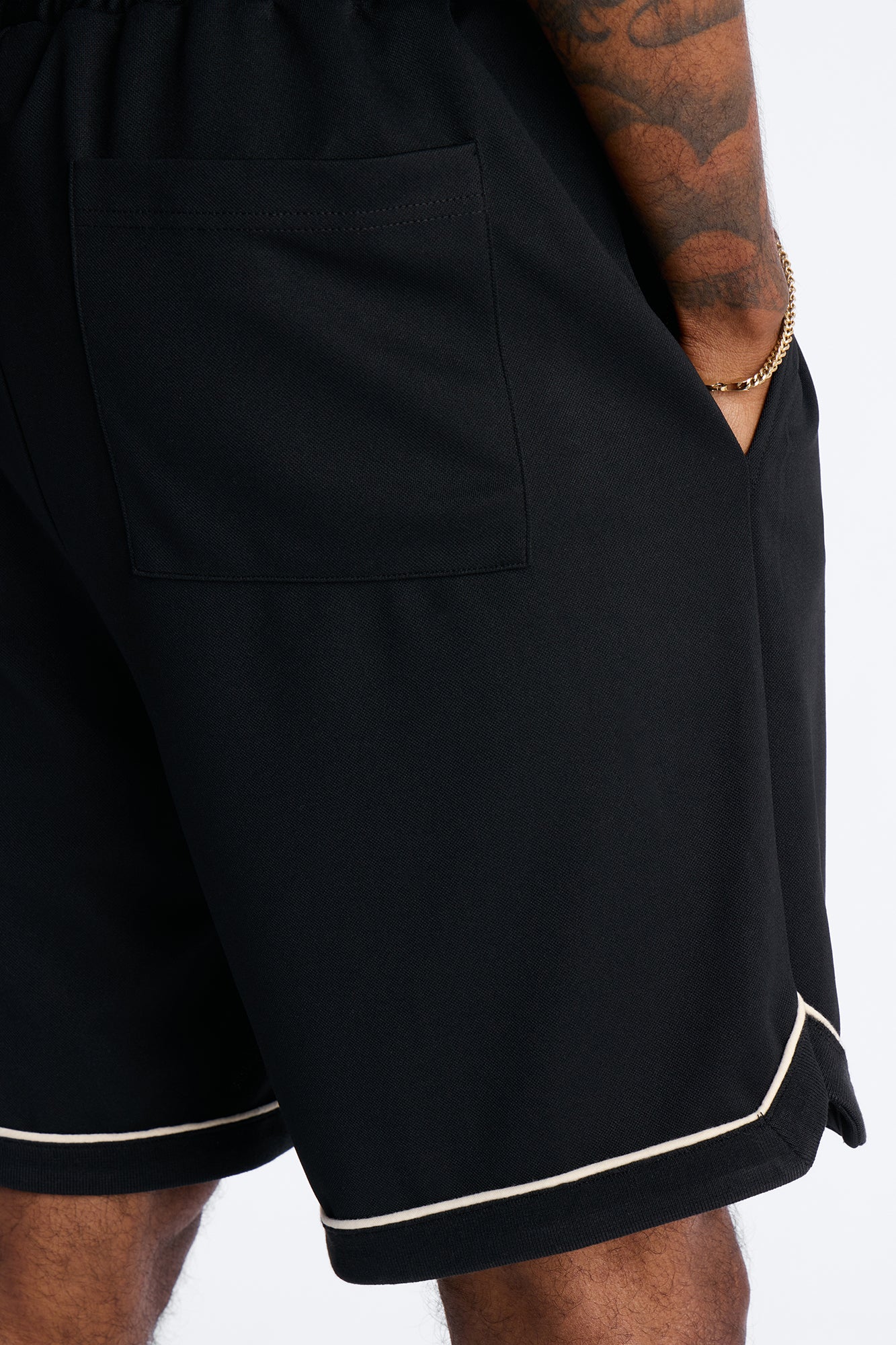 Relaxed Noir Shorts - Black Fashion Nova