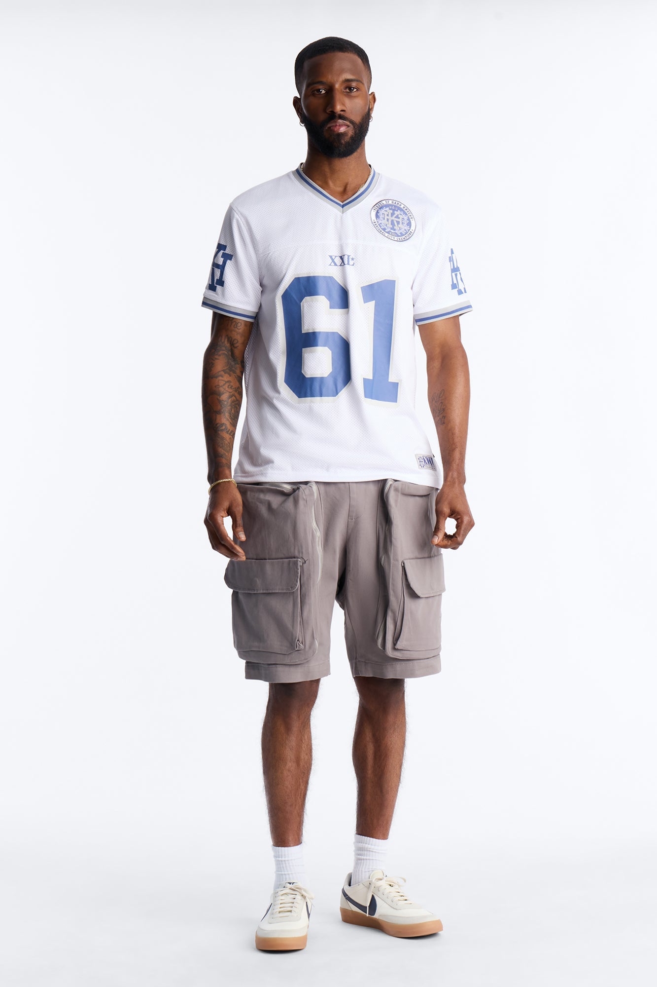 Oversized Maxed Out Utility Pocket Short - Grey Fashion Nova