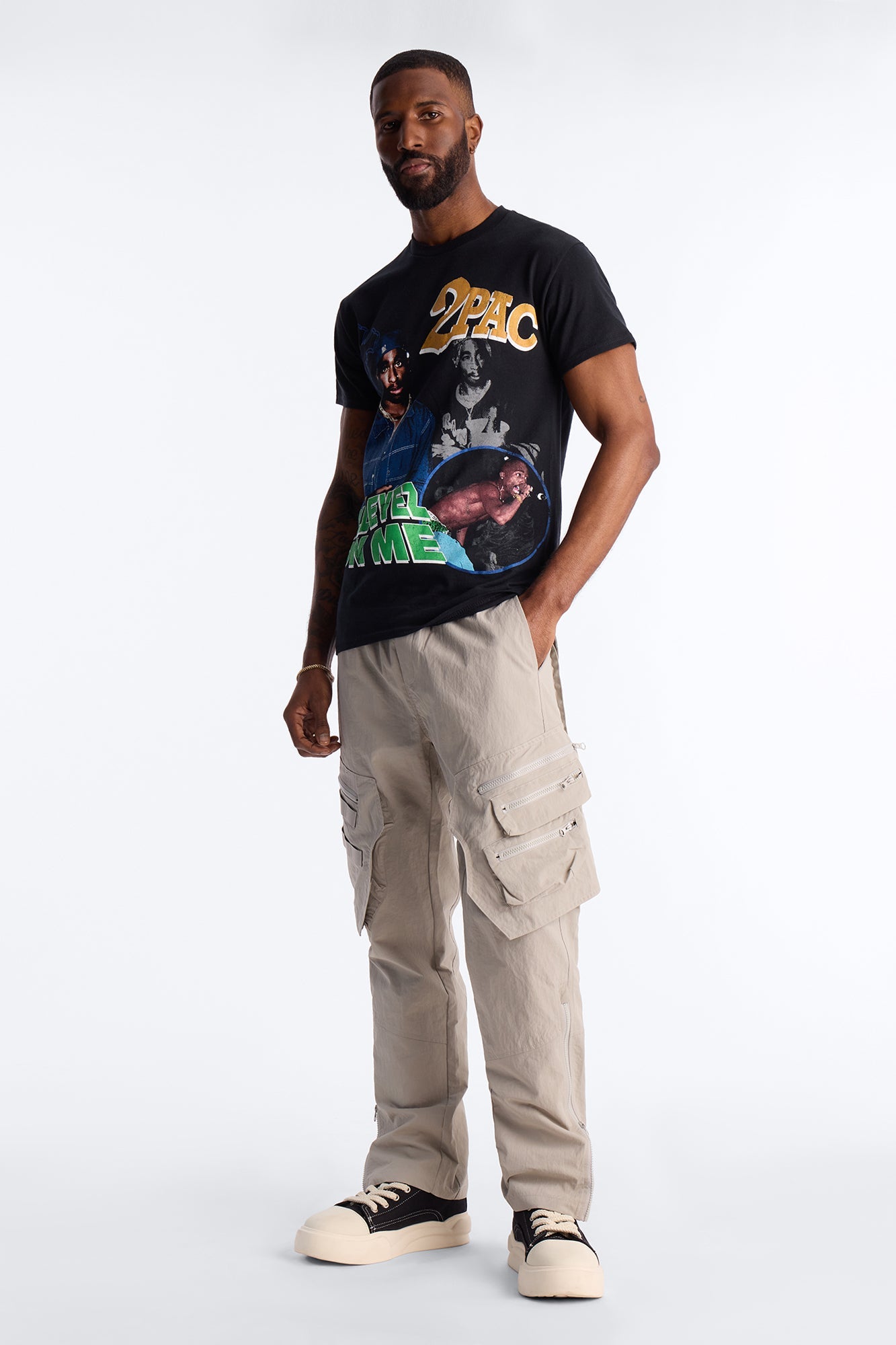 Slim Cipher Ascend Cargo Pant - Grey Fashion Nova