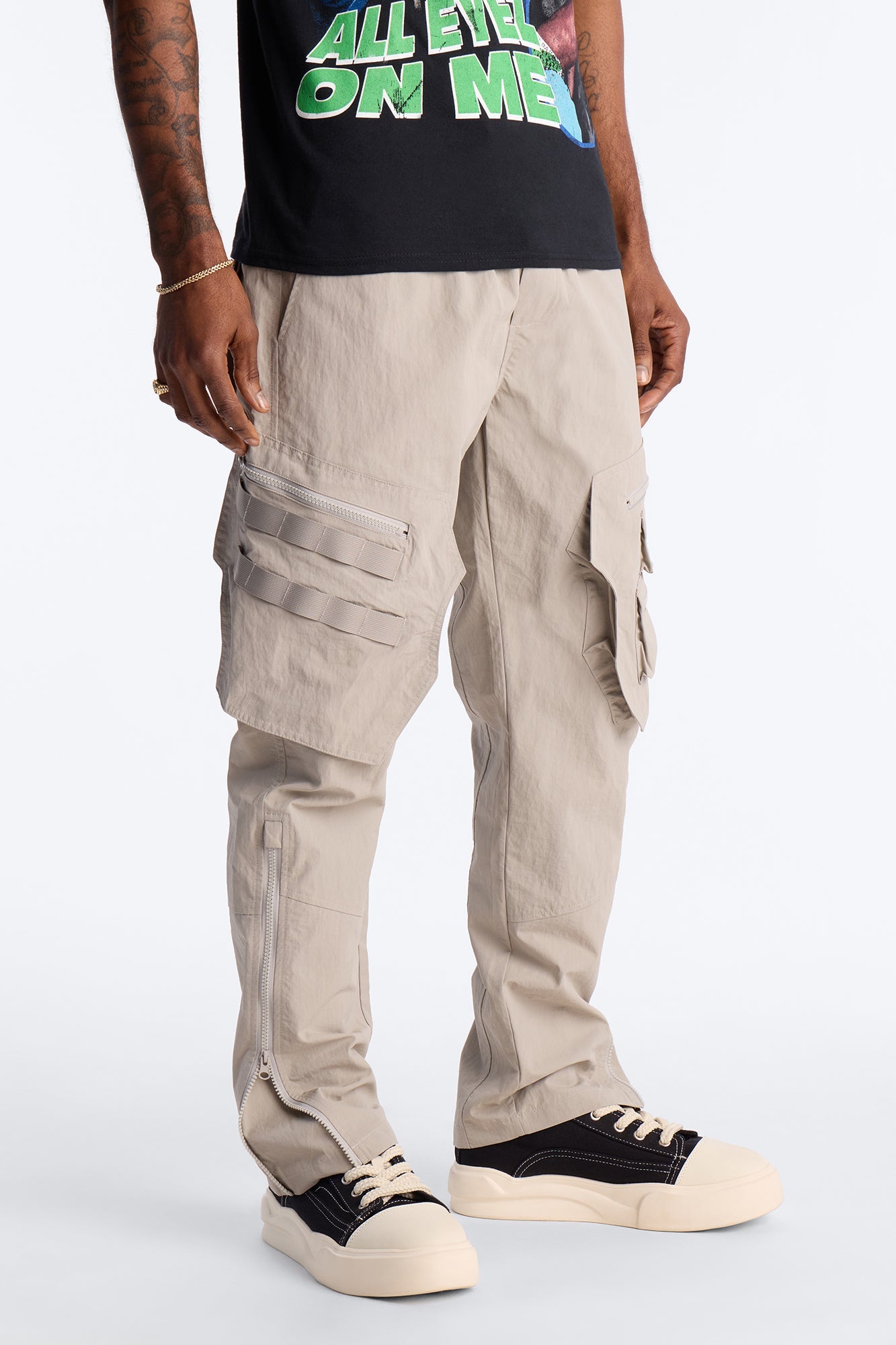 Slim Cipher Ascend Cargo Pant - Grey Fashion Nova