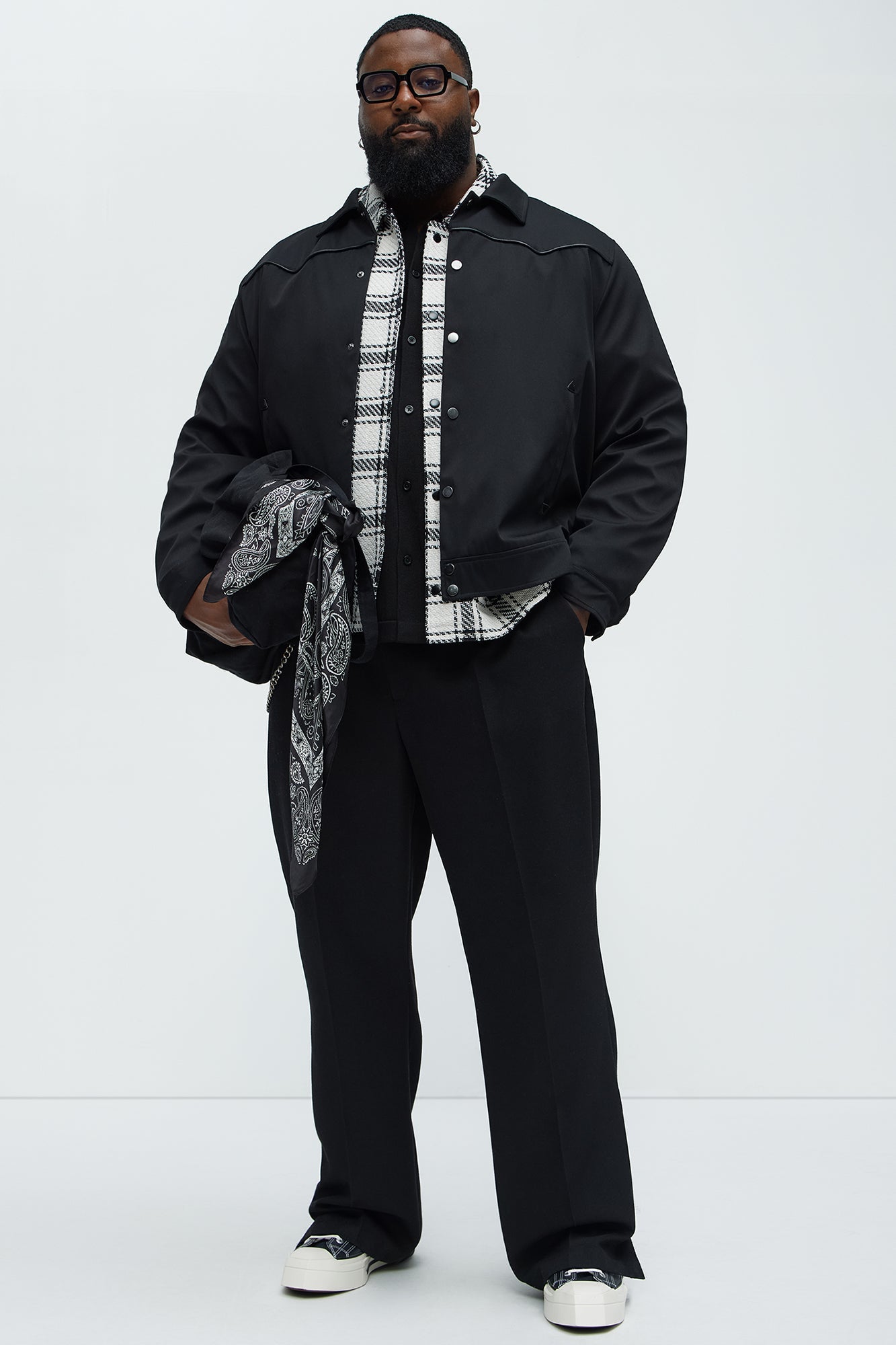 Glenville Western Jacket - Black Fashion Nova