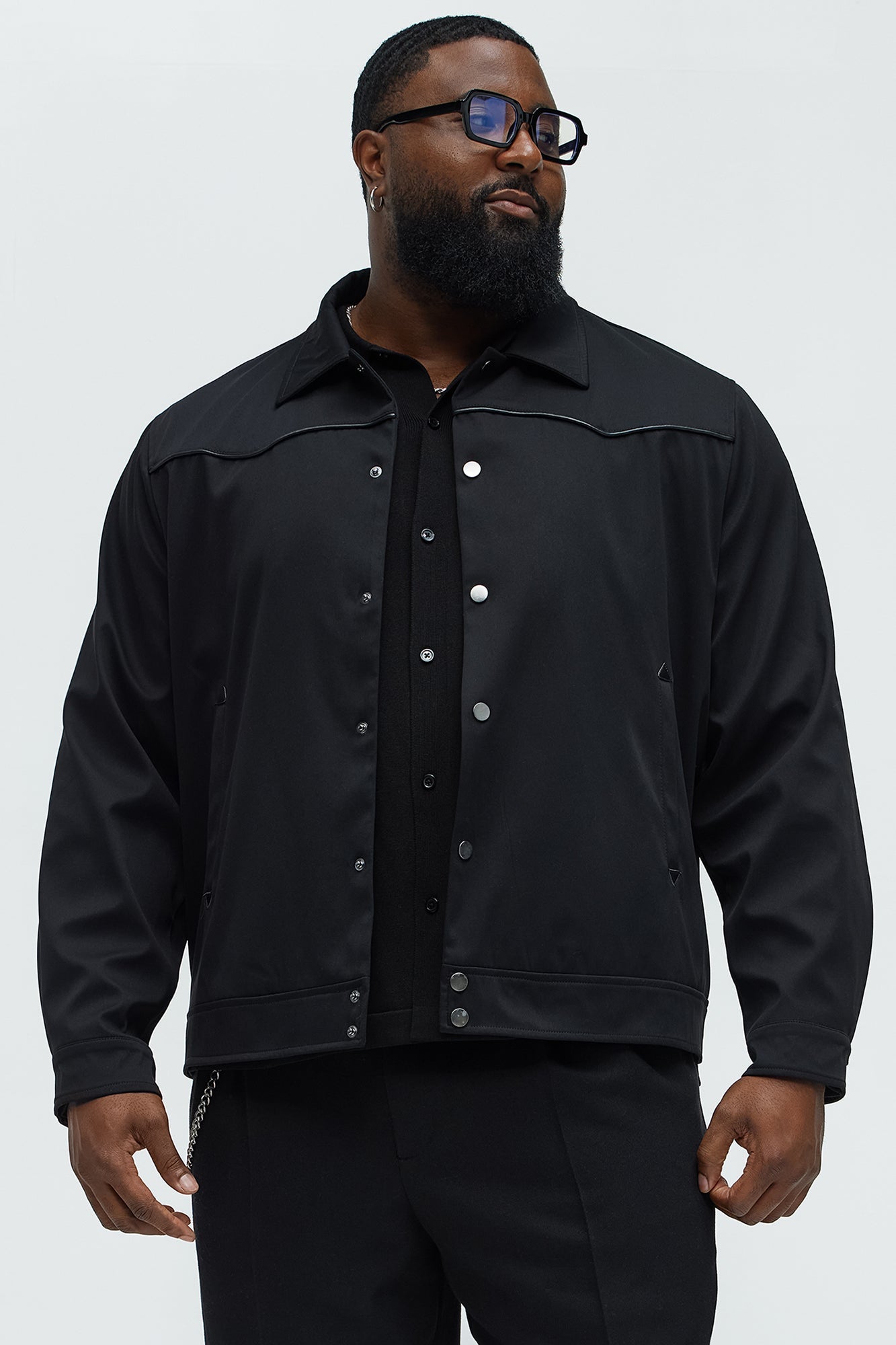 Glenville Western Jacket - Black Fashion Nova