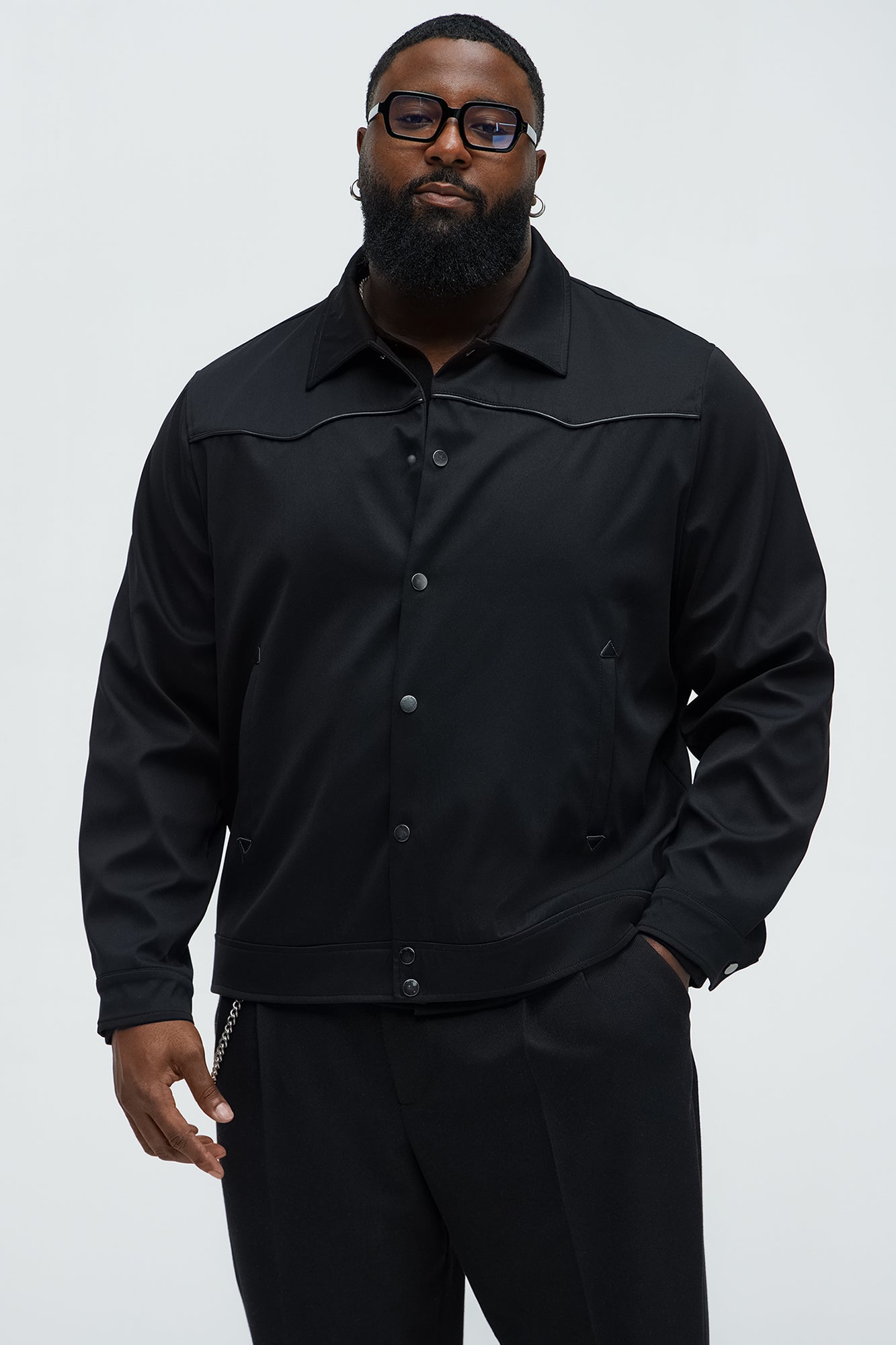 Glenville Western Jacket - Black Fashion Nova