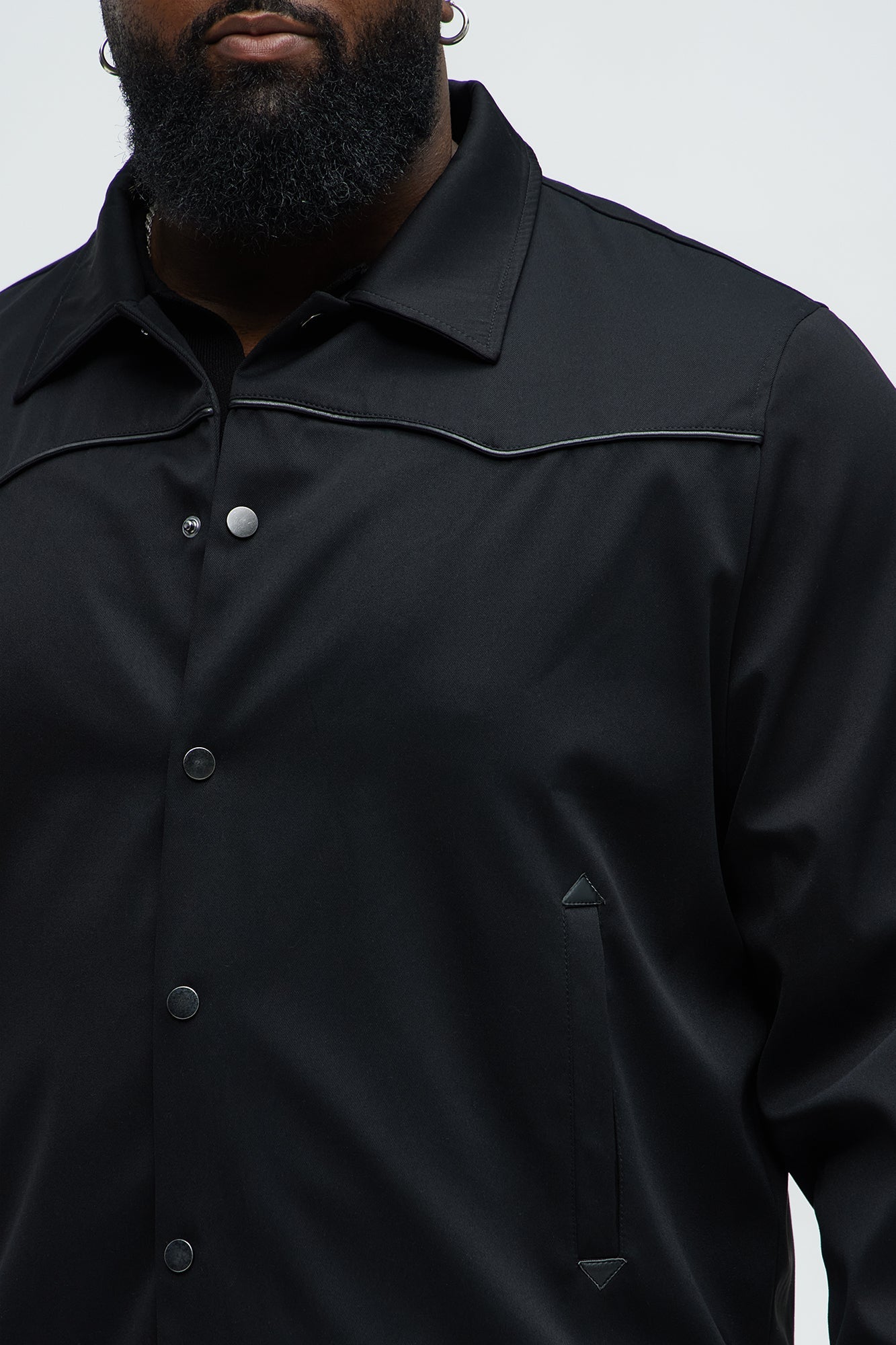 Glenville Western Jacket - Black Fashion Nova