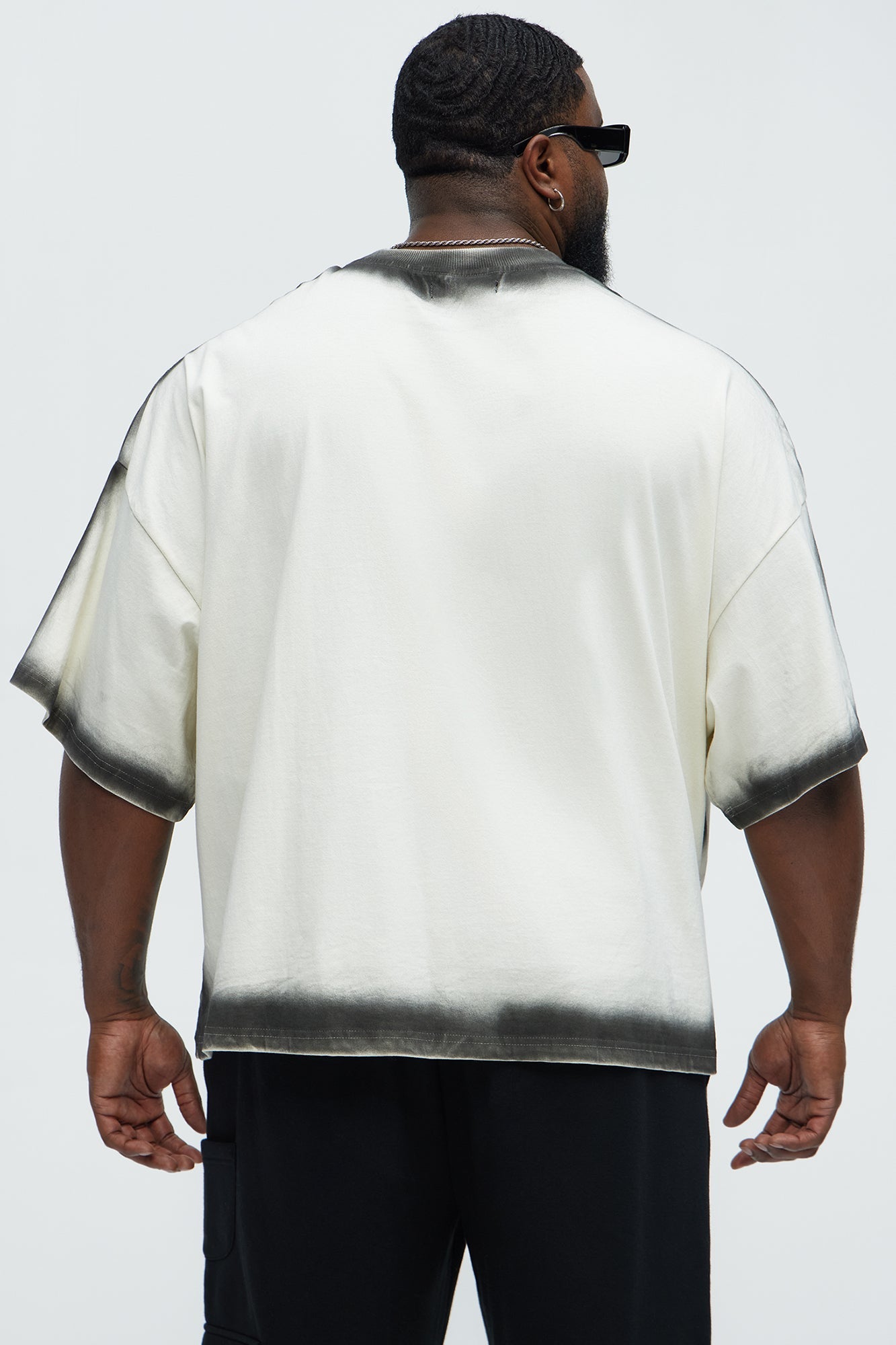 Dirty Wash Heavyweight Boxy Tee - Off White Fashion Nova
