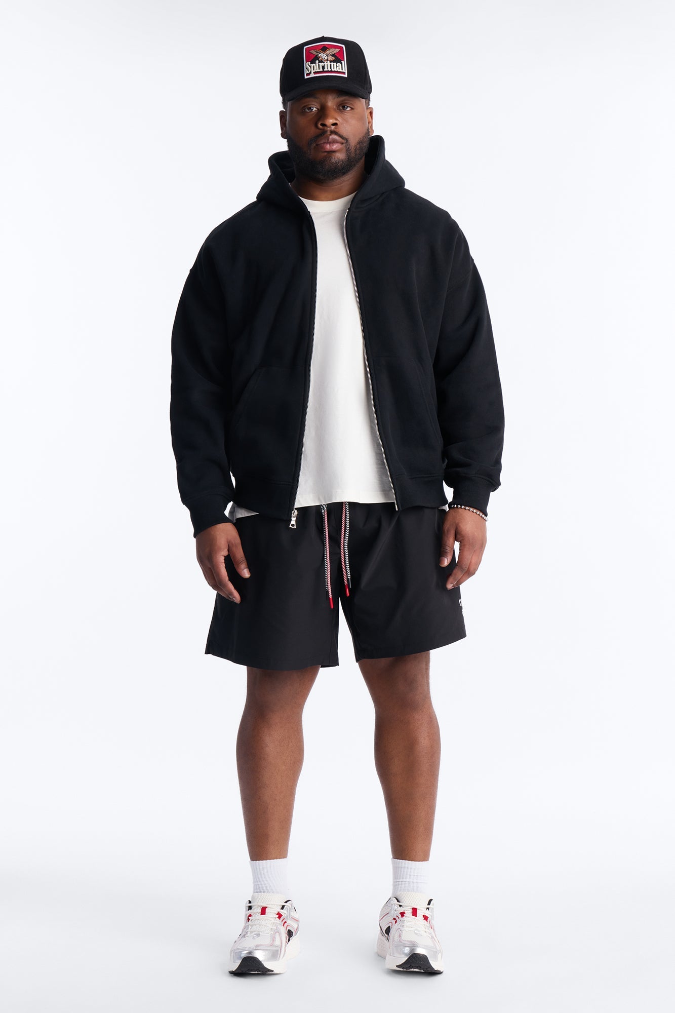 Culture Creator Double Drawstring Short - Black Fashion Nova