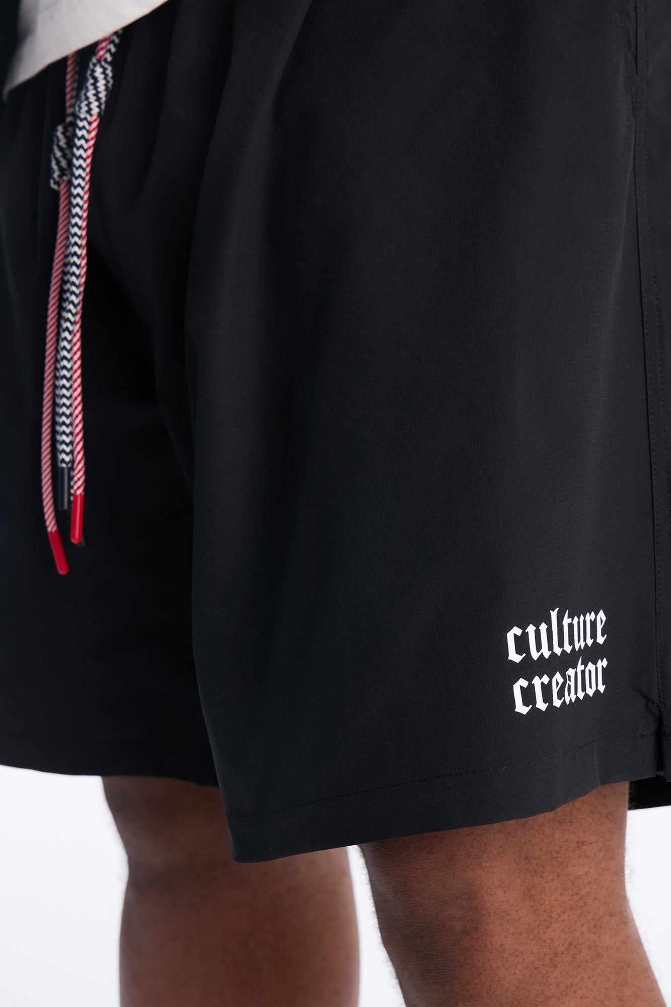 Culture Creator Double Drawstring Short - Black Fashion Nova