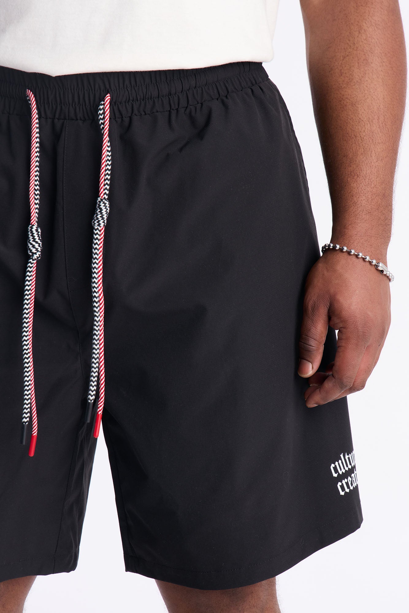Culture Creator Double Drawstring Short - Black Fashion Nova