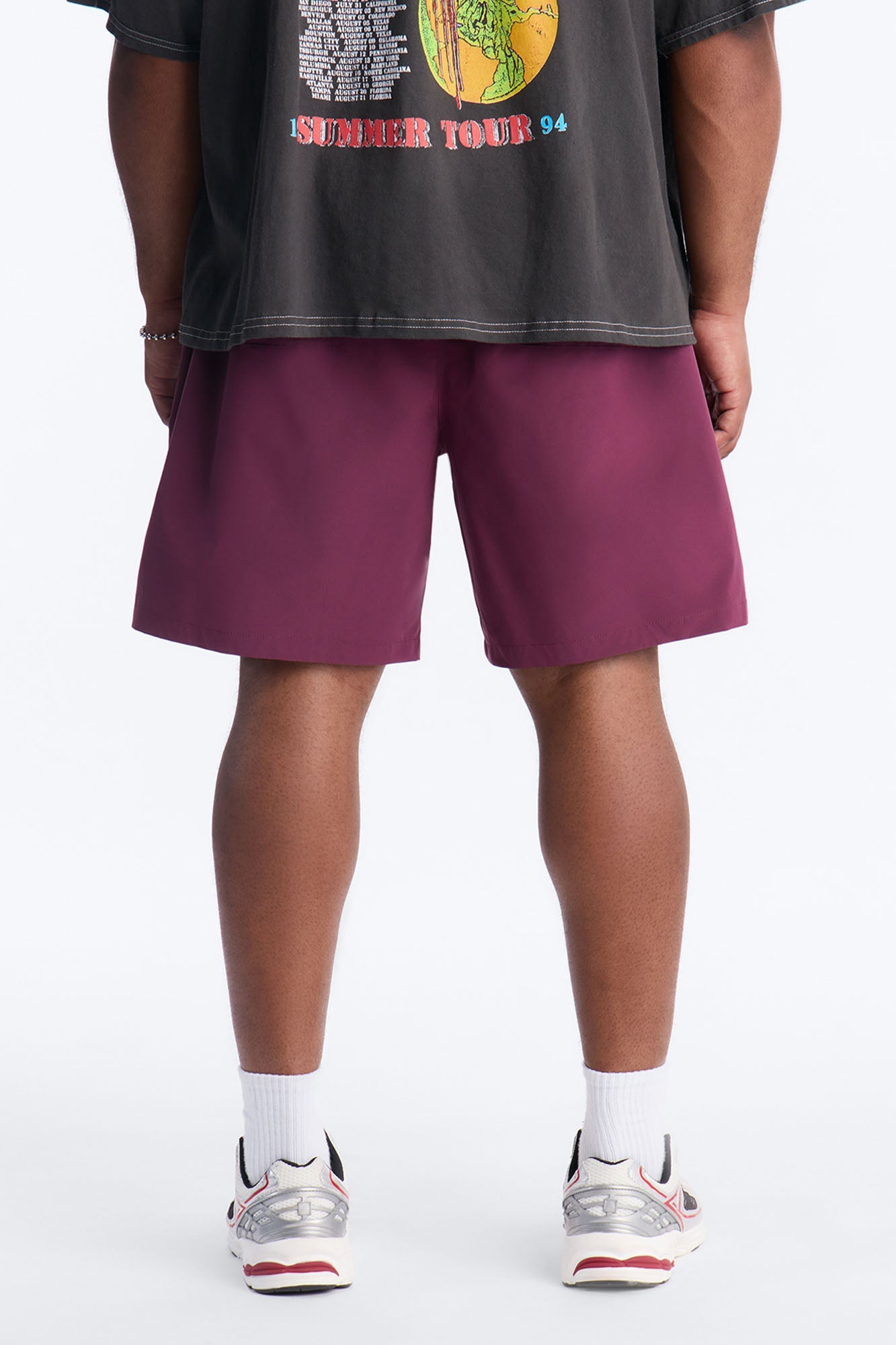 Culture Creator Double Drawstring Short - Purple Fashion Nova