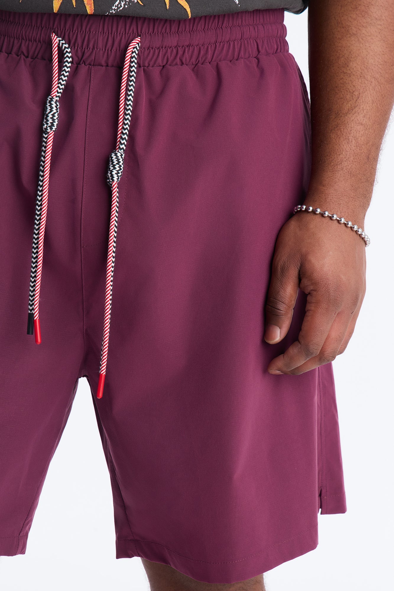 Culture Creator Double Drawstring Short - Purple Fashion Nova