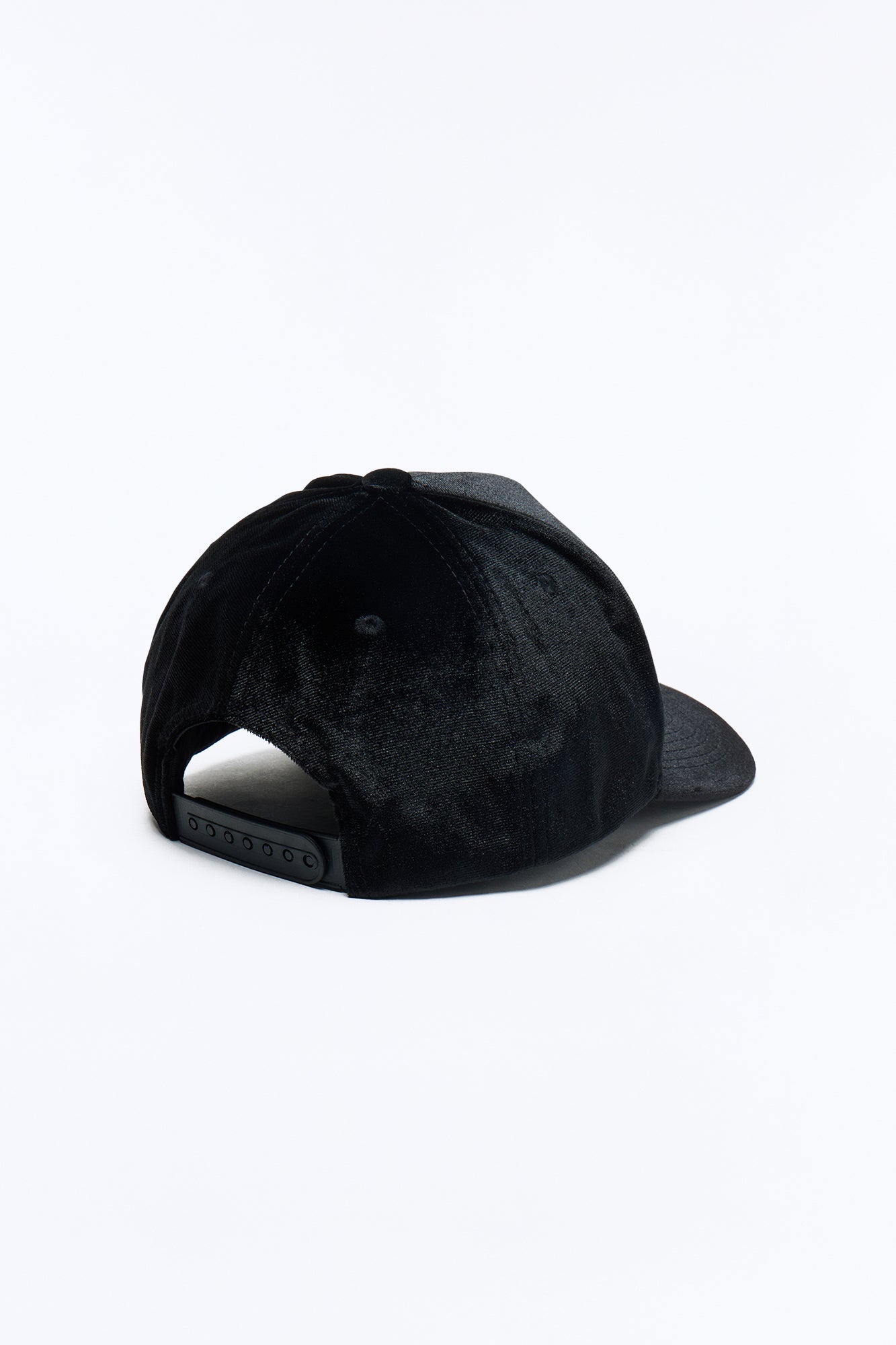 Love Song Structured Velvet Snapback Hat - Black Fashion Nova